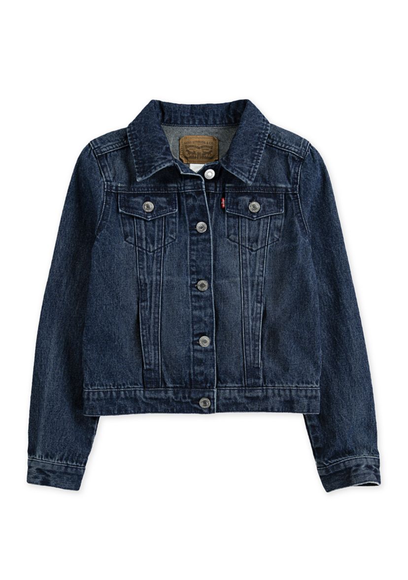 Toddler Girls Denim Trucker Jacket
