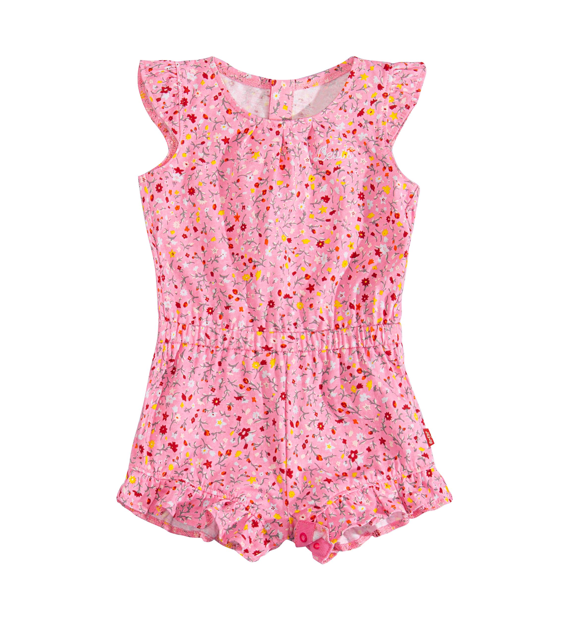 Toddler Girls Floral Ruffle Romper 