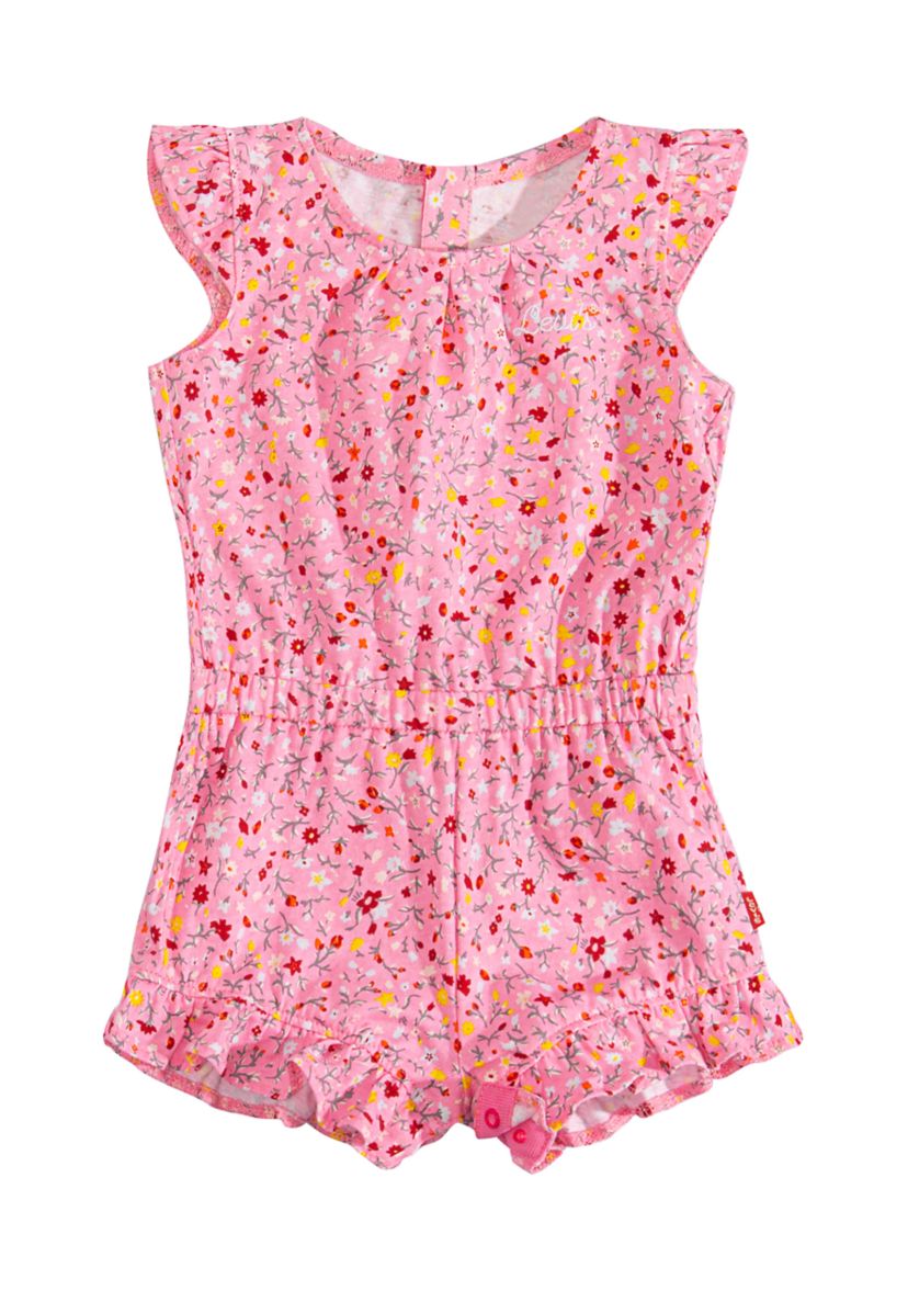 Toddler Girls Floral Ruffle Romper 