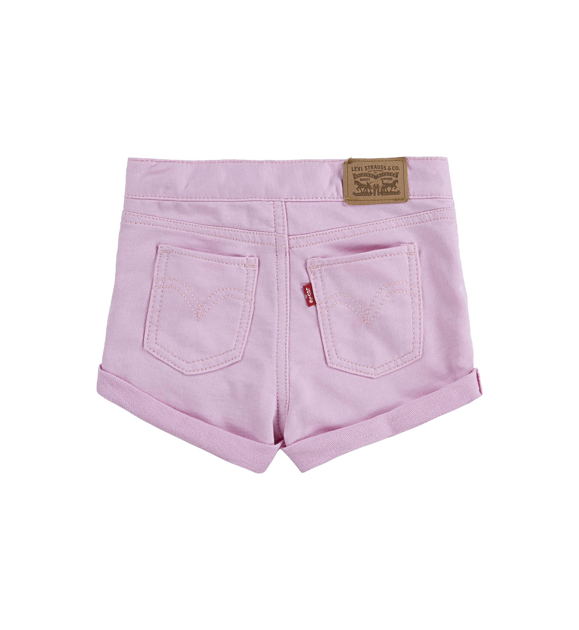 Toddler Girls Roll Up Denim Shorts