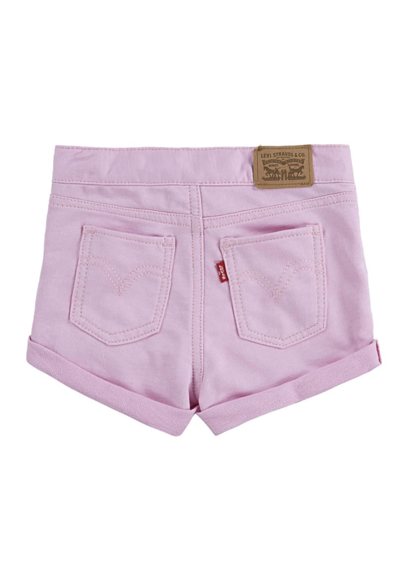 Toddler Girls Roll Up Denim Shorts