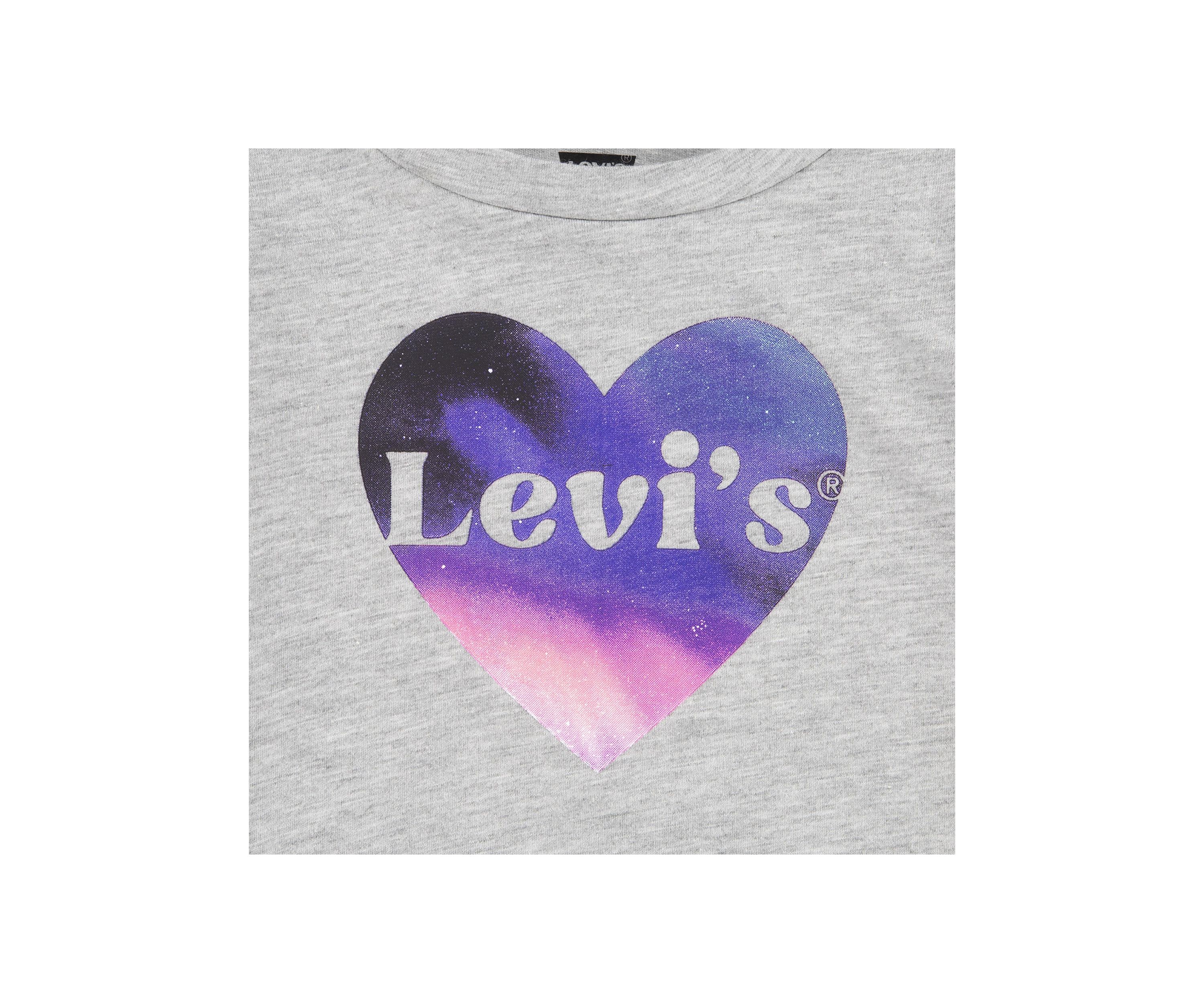 Toddler Girls Heart Logo Graphic Set 
