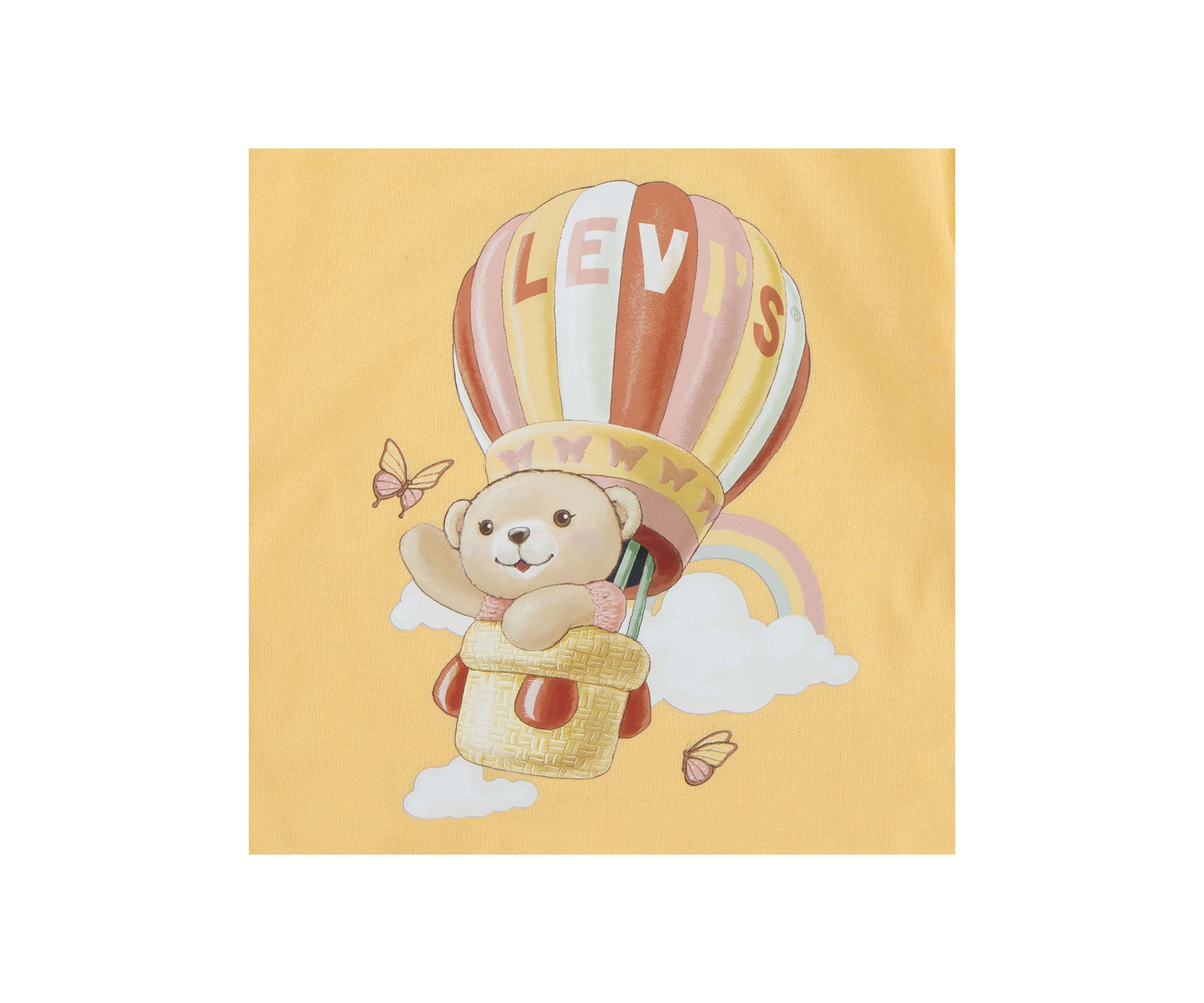 Toddler Girls Flutter Sleeve Graphic T-Shirt