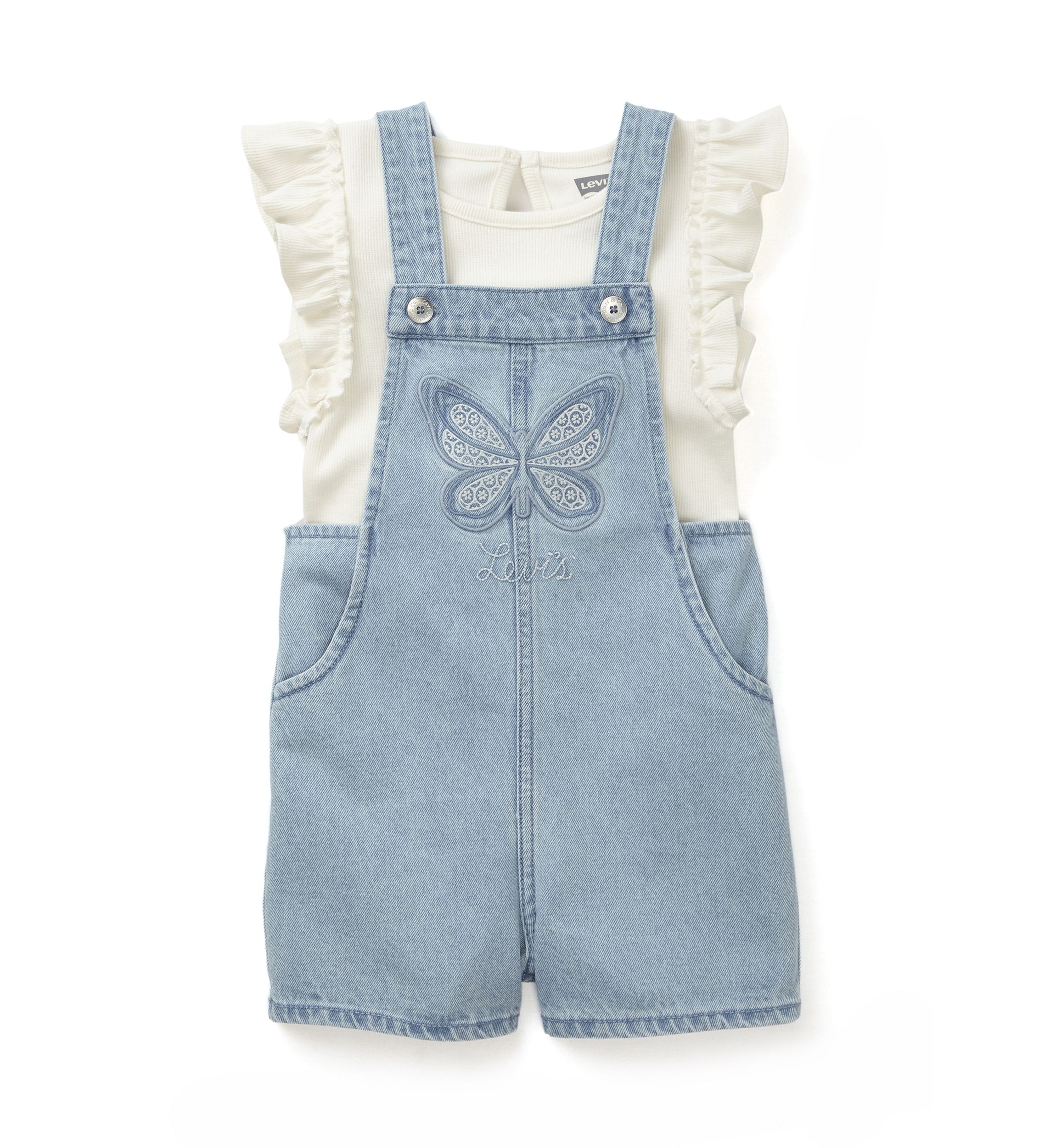 Toddler Girls Overall Set 