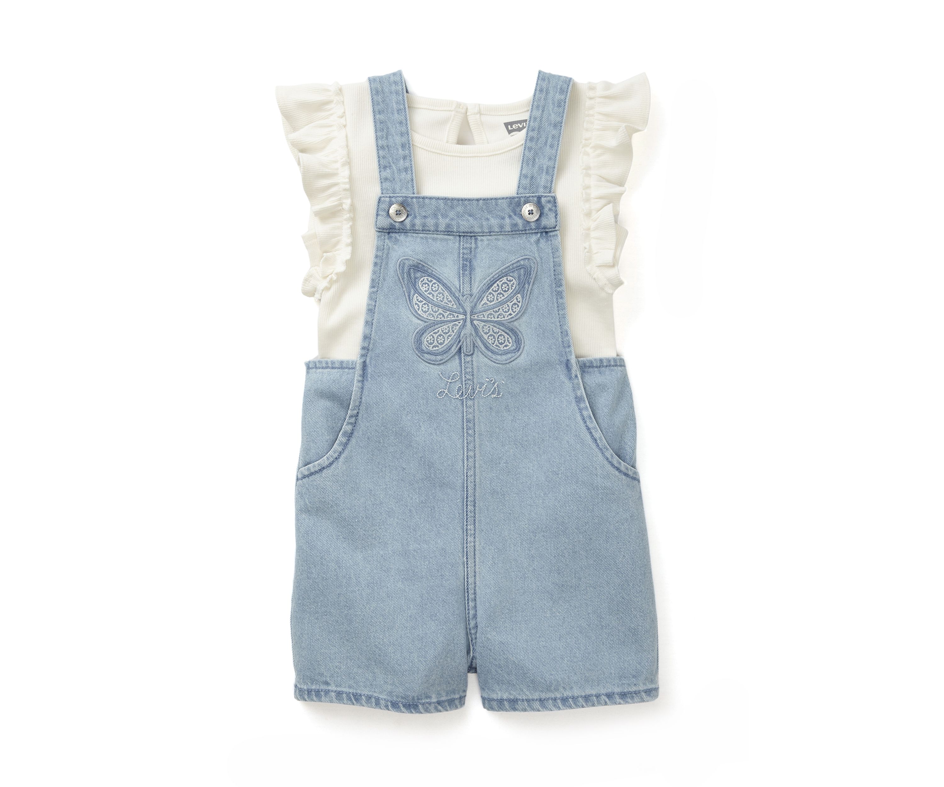 Toddler Girls Overall Set 