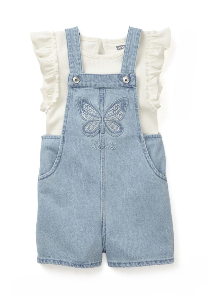 Toddler Girls Overall Set 