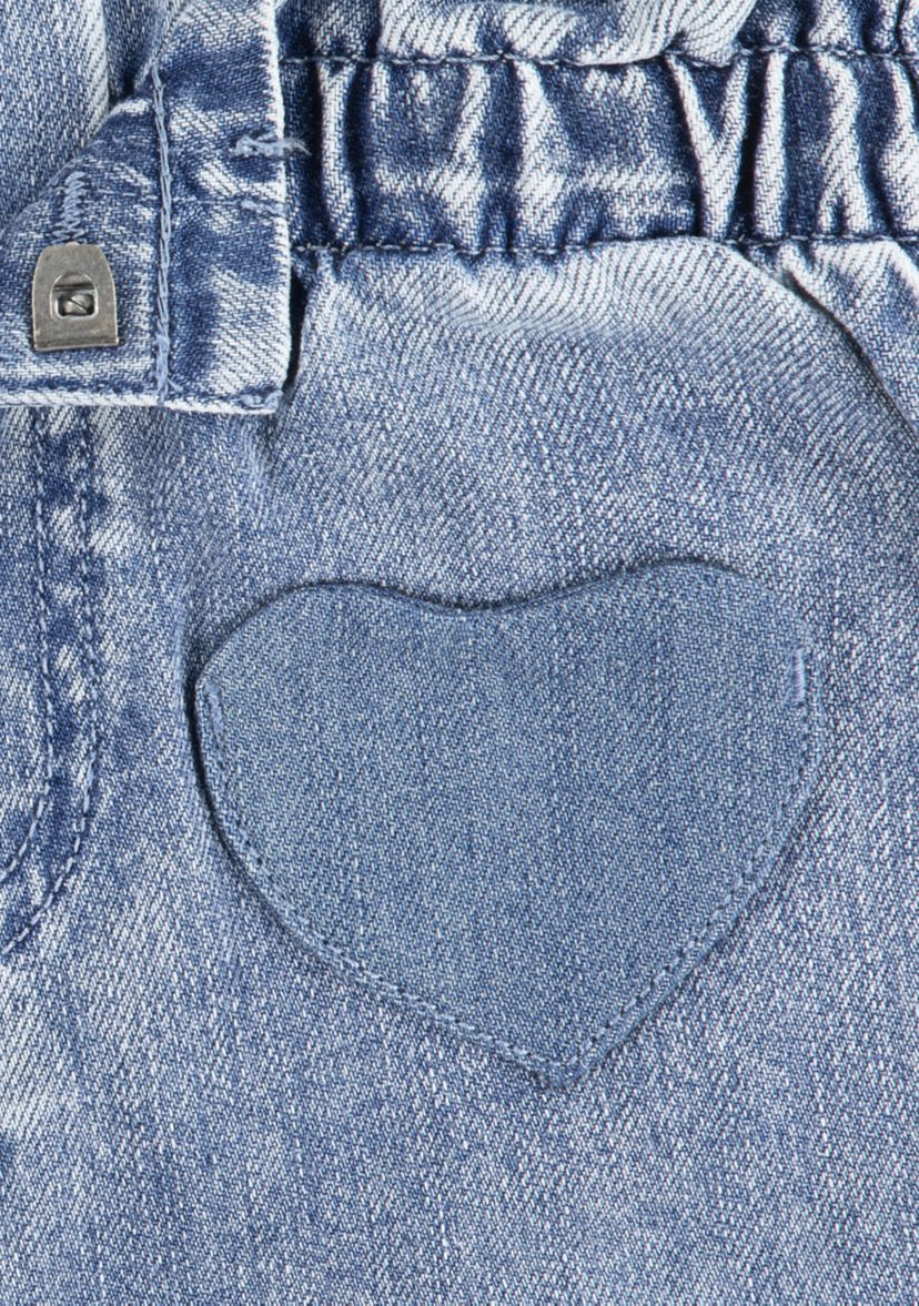 Toddler Girls Top Heart Pocket Pants Set