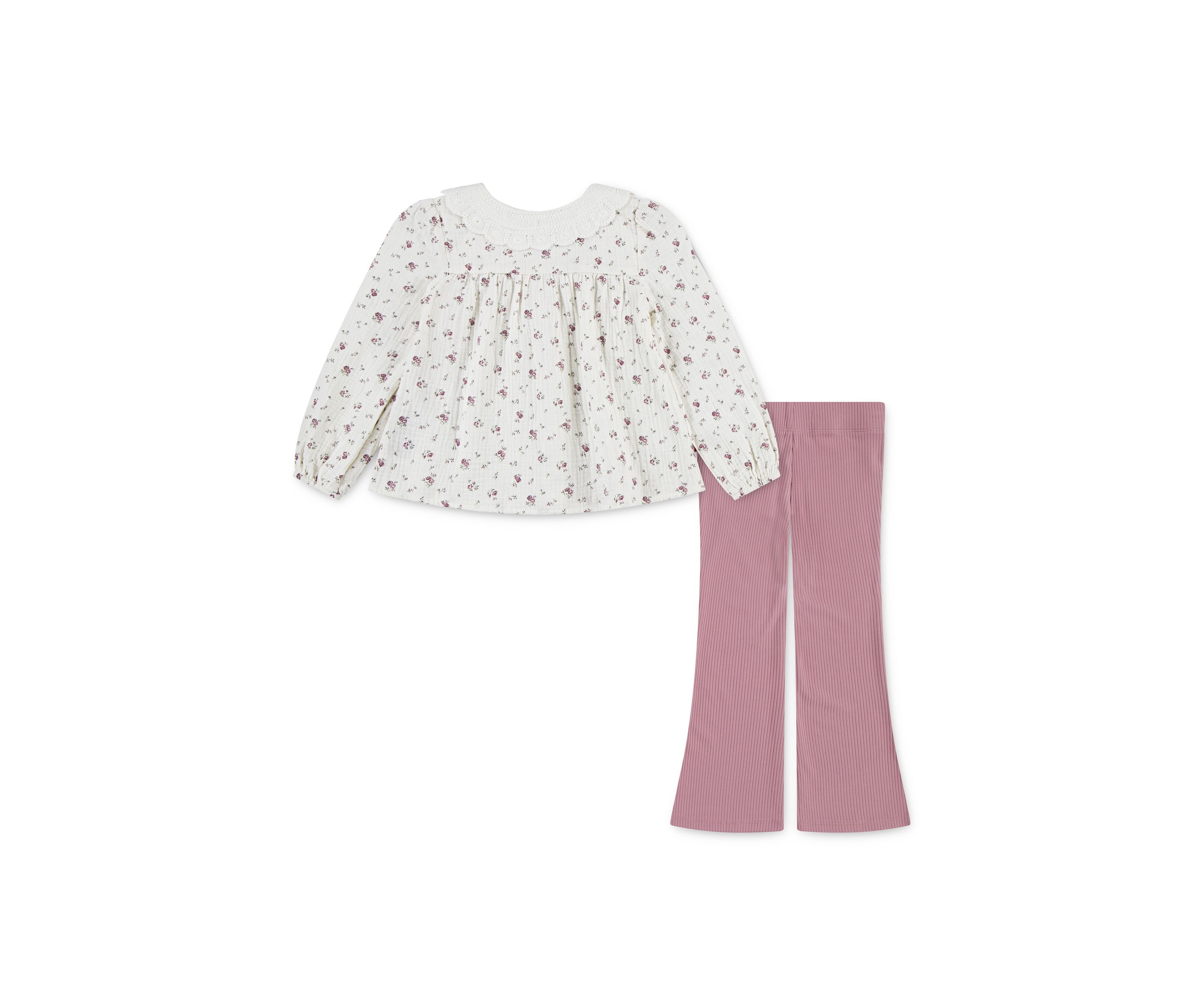 Toddler Girls Blouse and Leggings Set