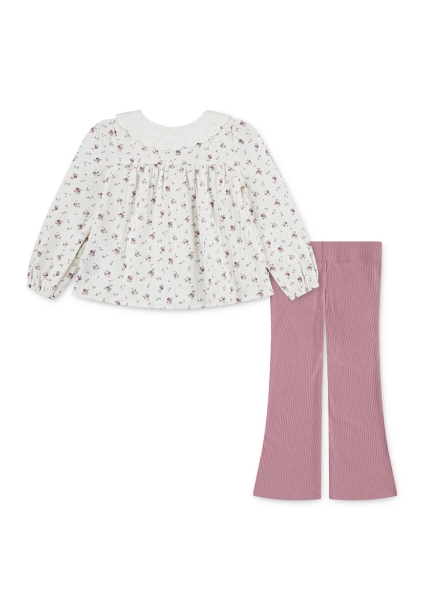 Toddler Girls Blouse and Leggings Set