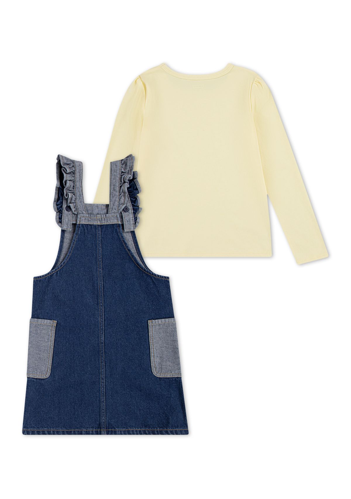 Toddler Girls Flutter Sleeve Skirtall and Top Set