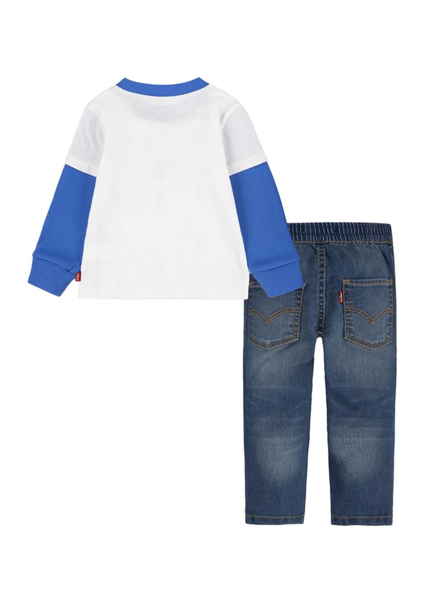 Baby Boys Smore Friends Graphic T-Shirt and Jeans Set