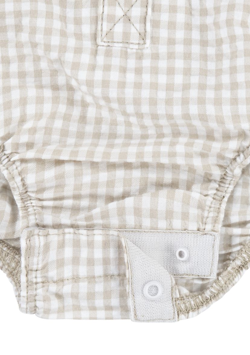 Baby Boys Gingham Bodysuit and Jogger Pants Set