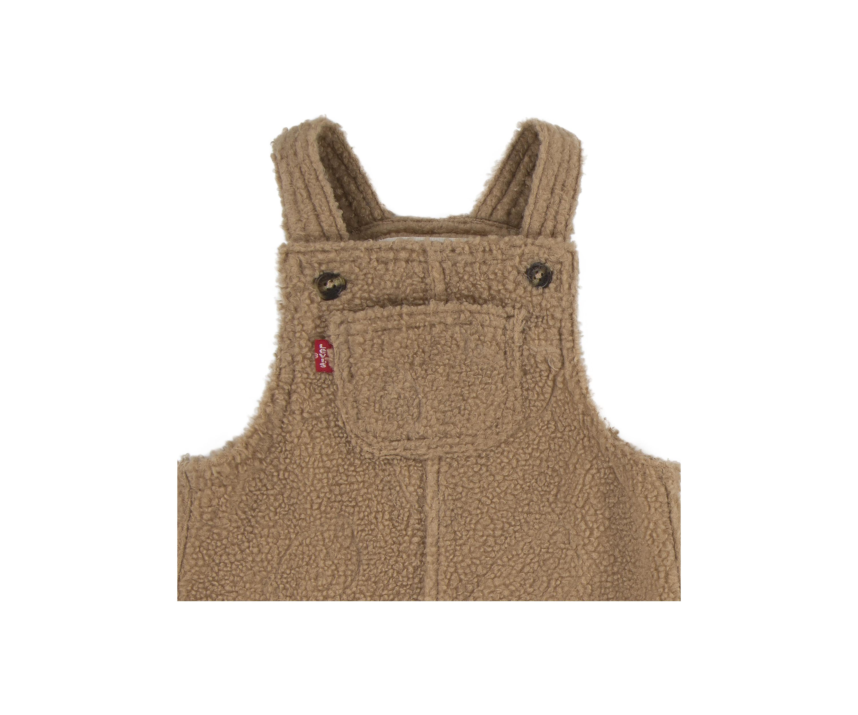 Baby Boys Debossed Overalls Set