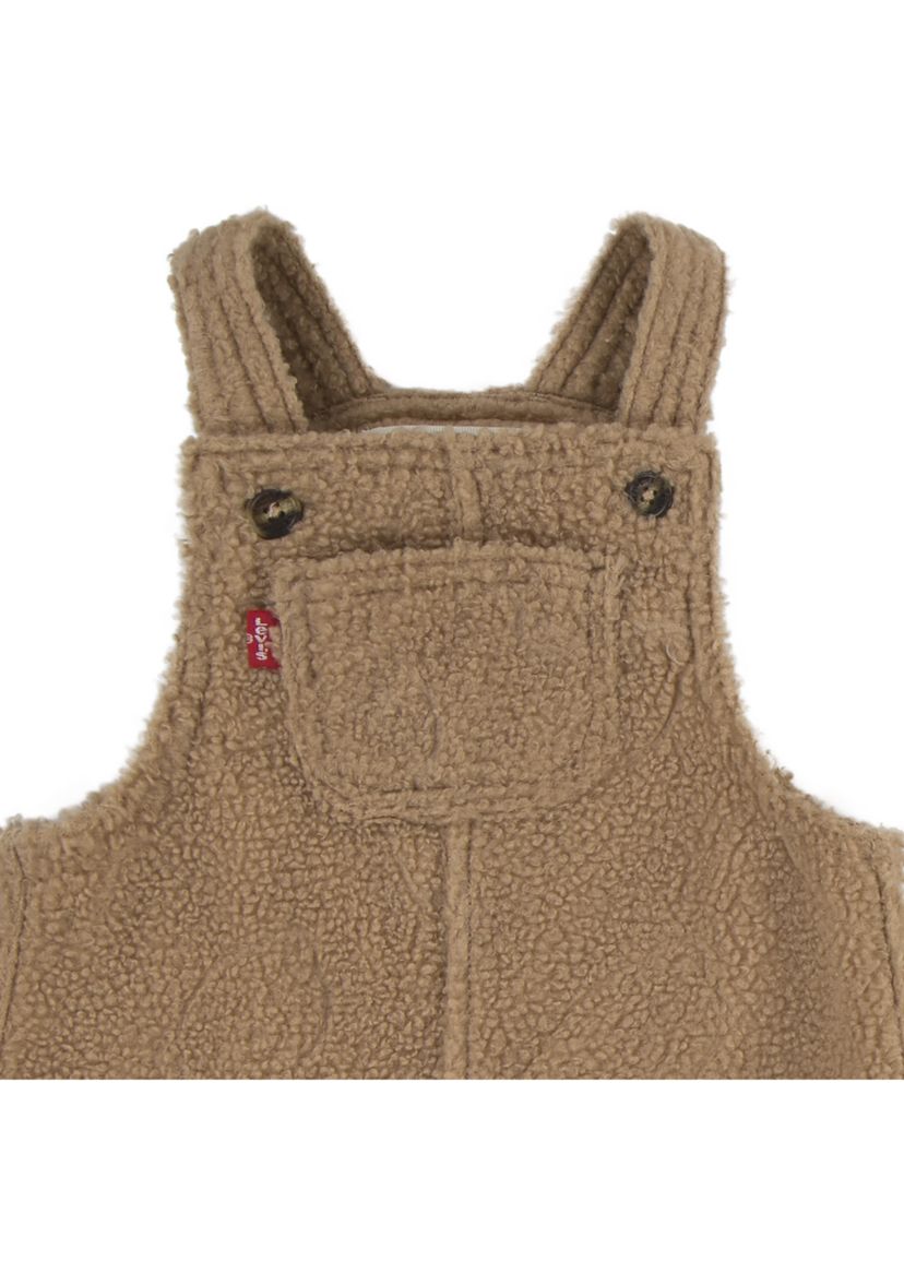 Baby Boys Debossed Overalls Set