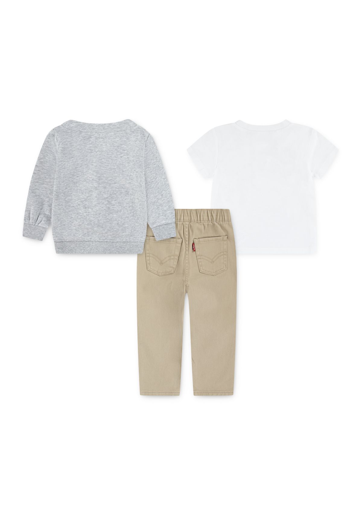 Baby Boys Three Piece Cardigan and Pants Set