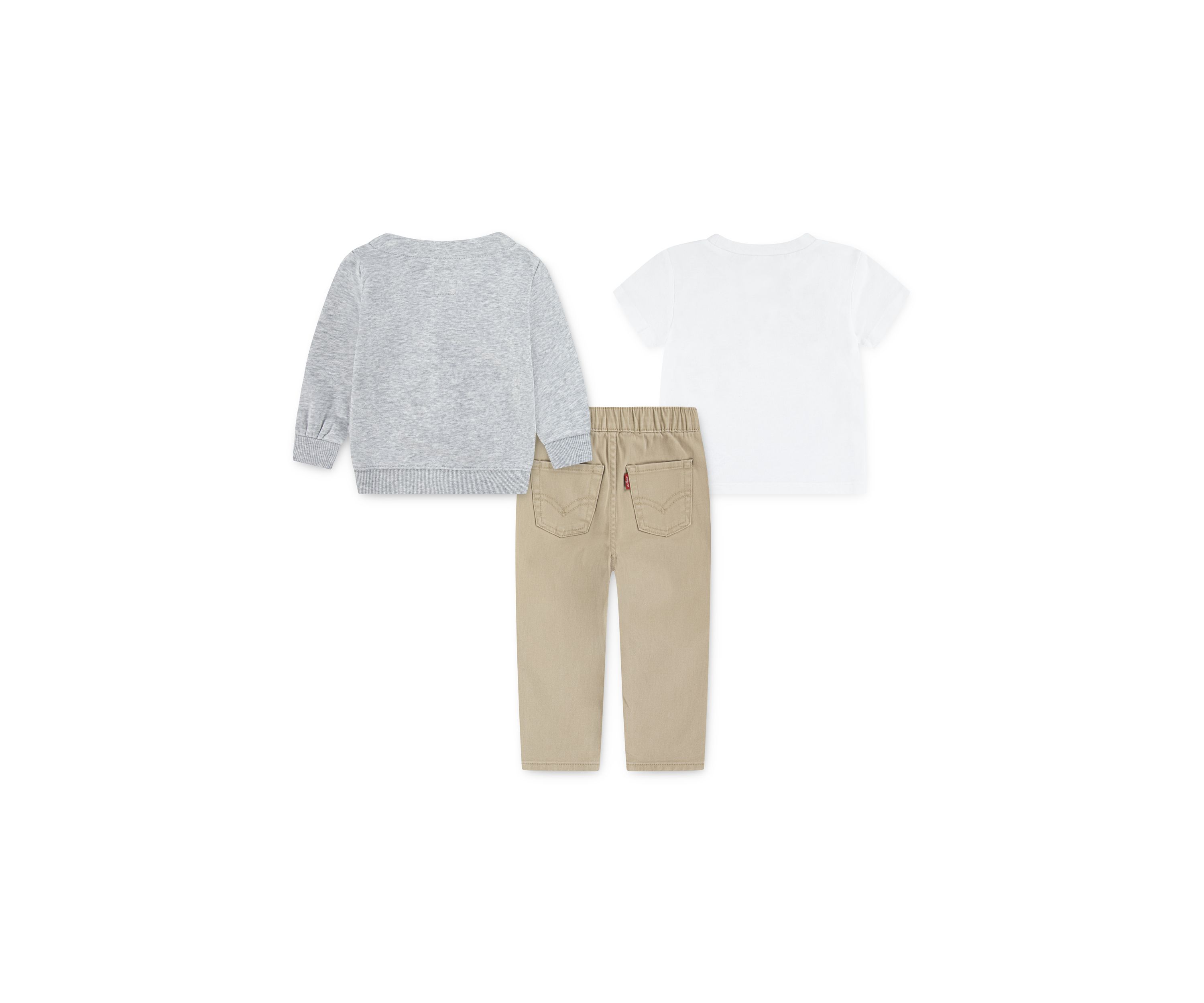Baby Boys Three Piece Cardigan and Pants Set