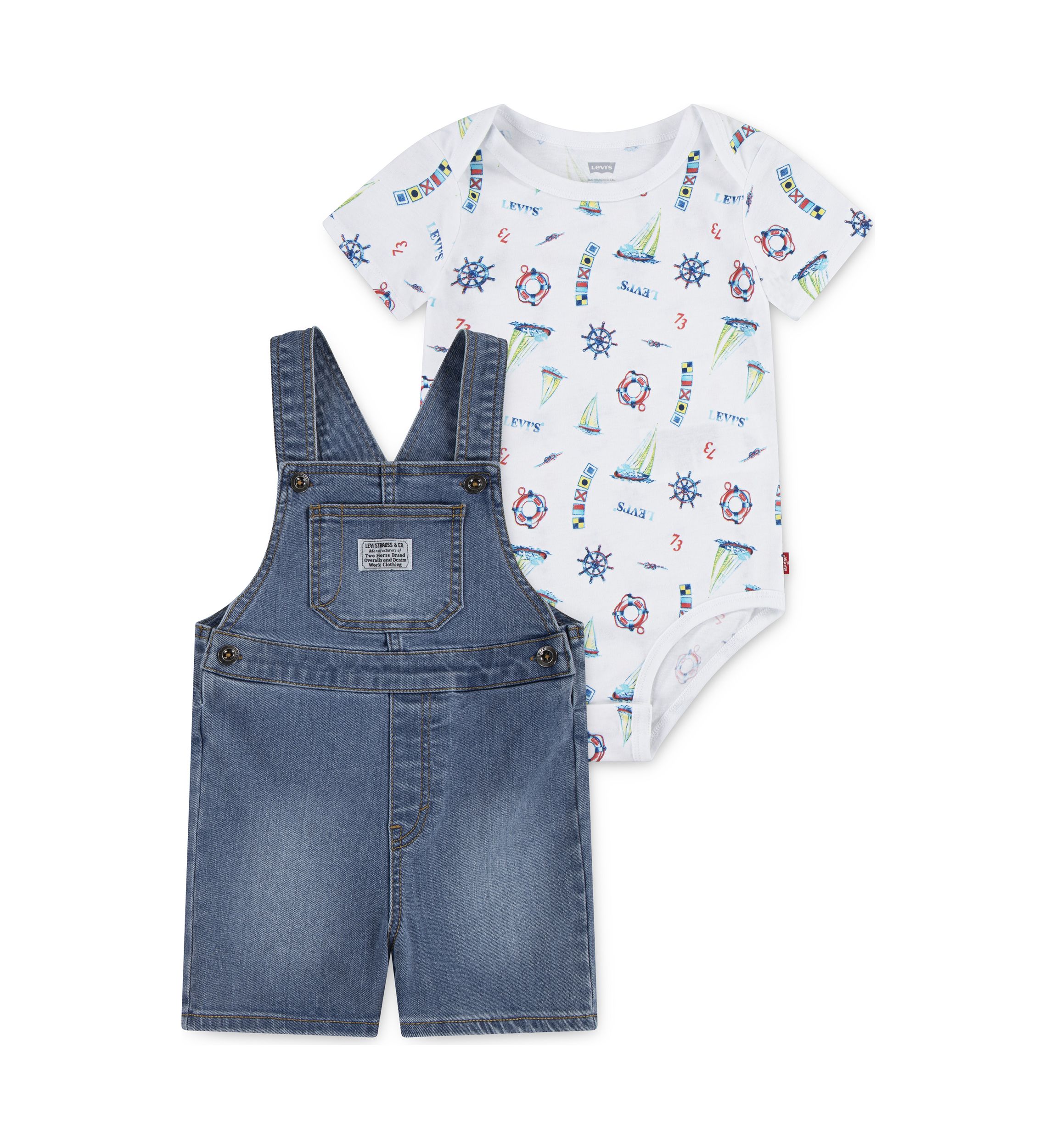 Baby Boys Sailing Shortall Set 