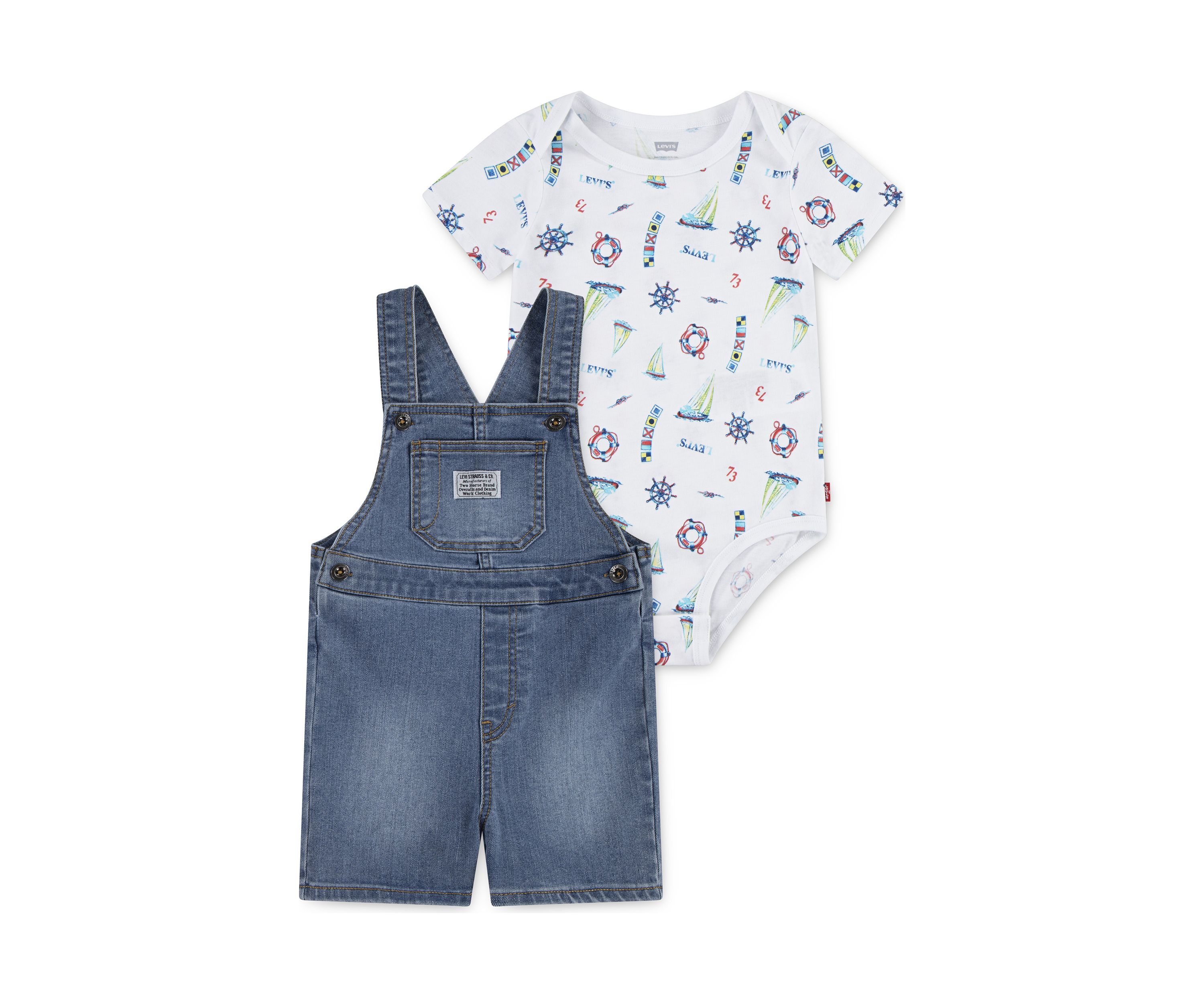 Baby Boys Sailing Shortall Set 