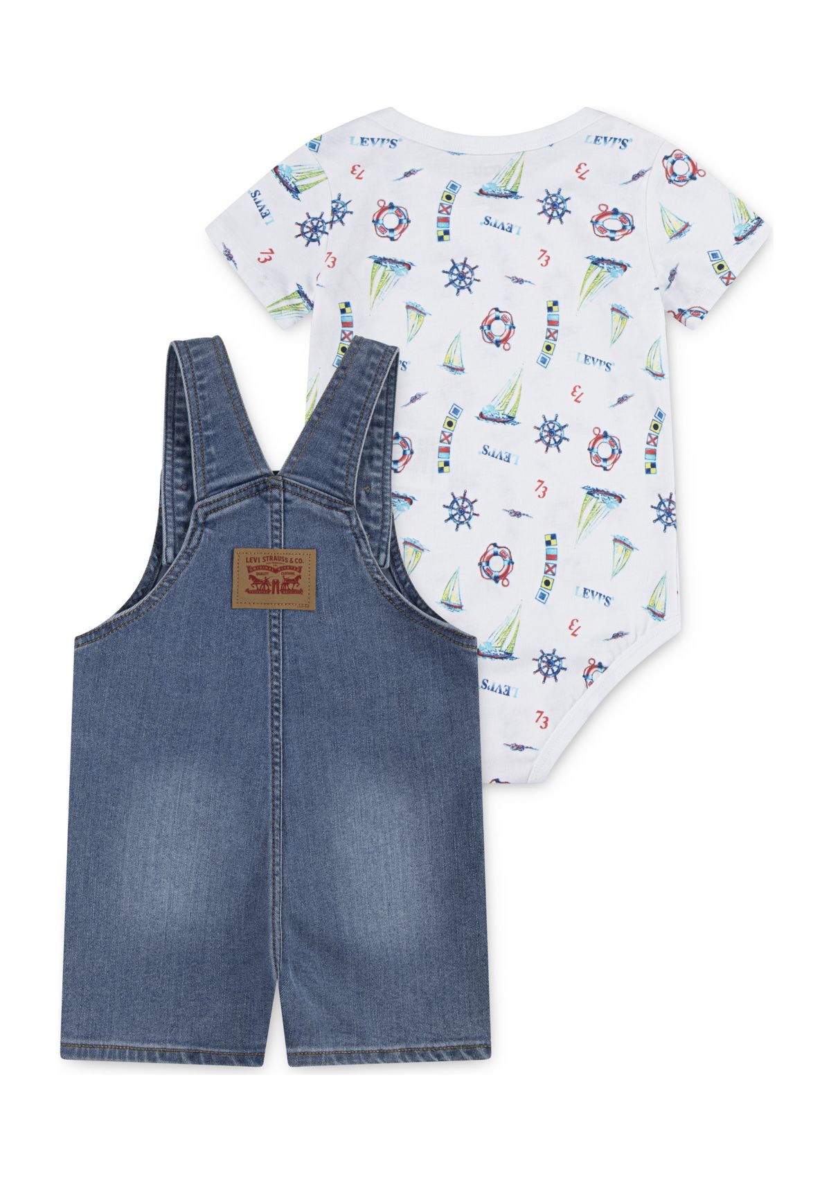 Baby Boys Sailing Shortall Set 