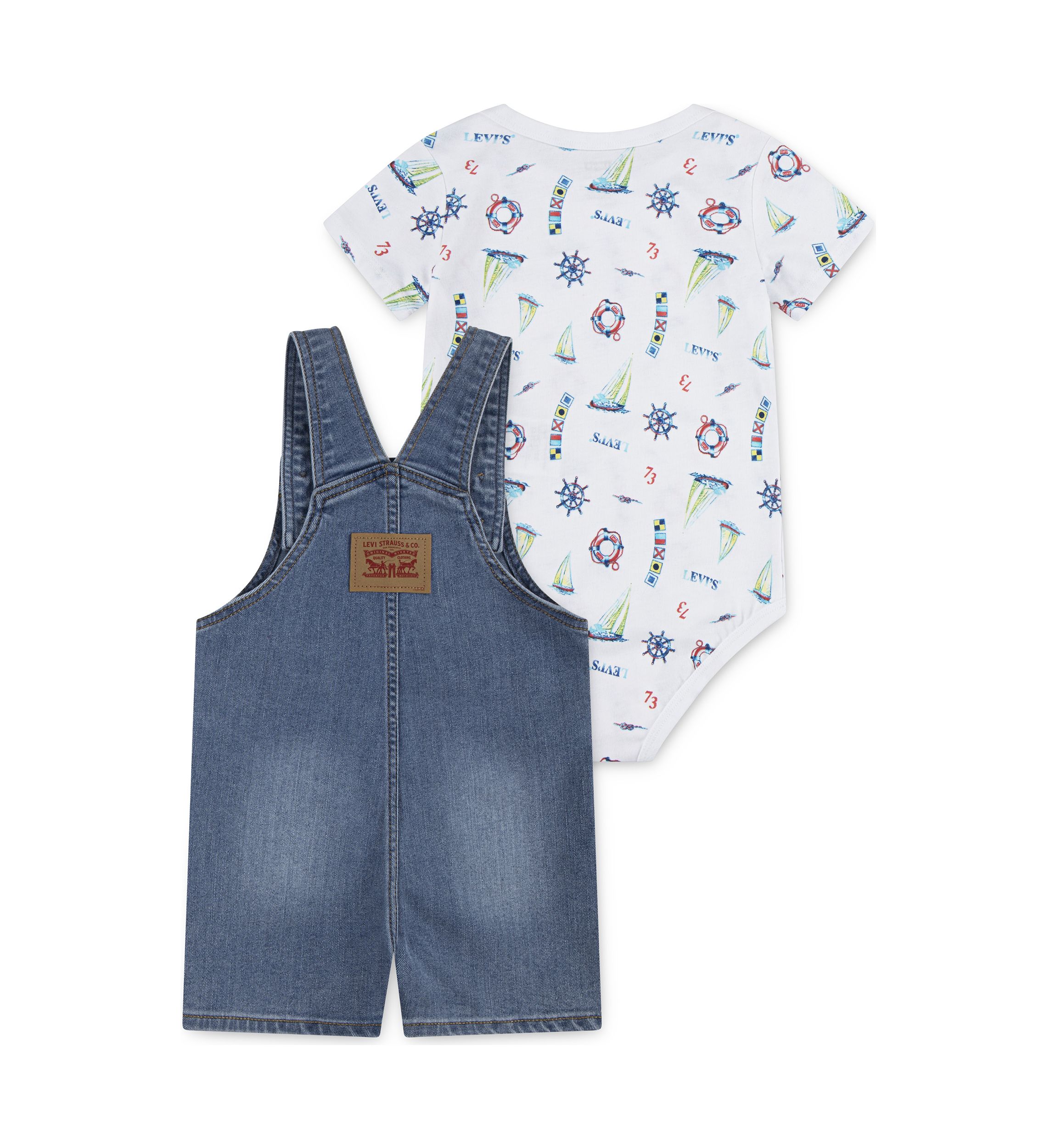 Baby Boys Sailing Shortall Set 