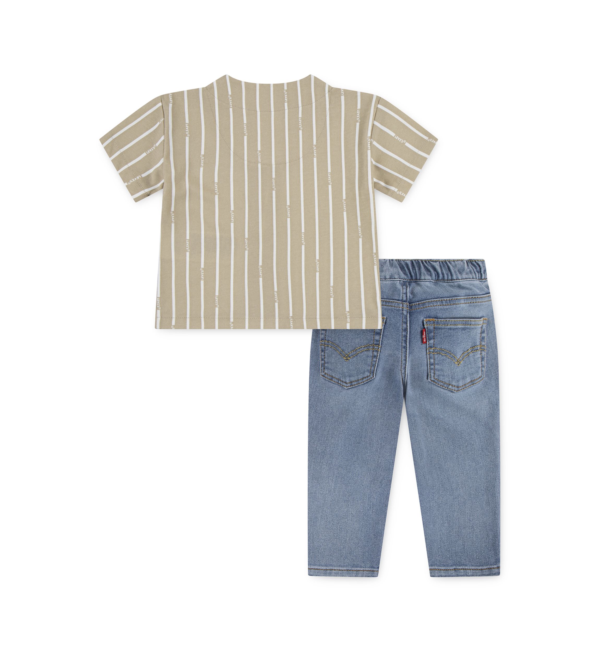 Baby Boys Baseball Shirt and Denim Jeans Set