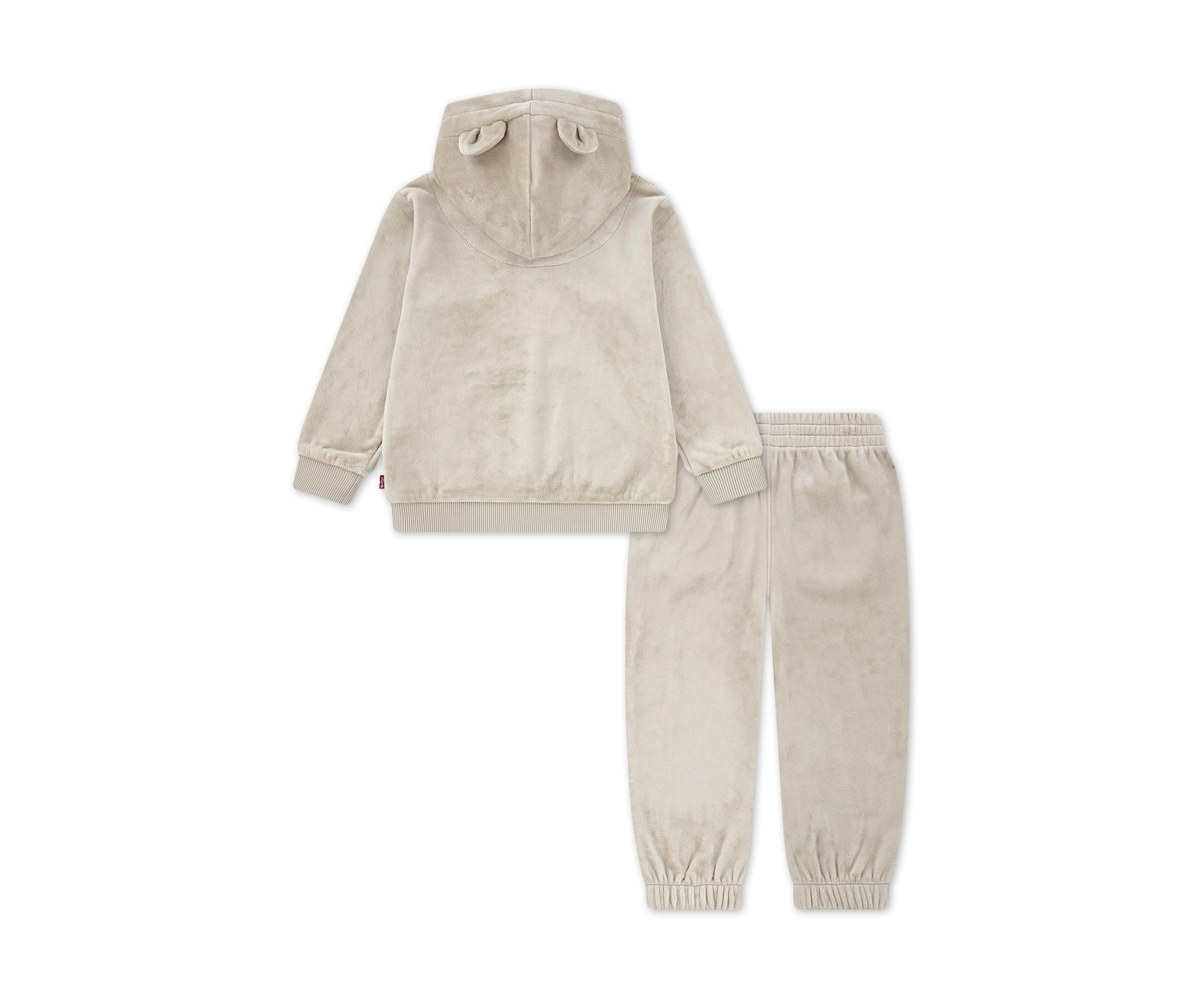 Baby Boys Sherpa Bear Hoodie Set