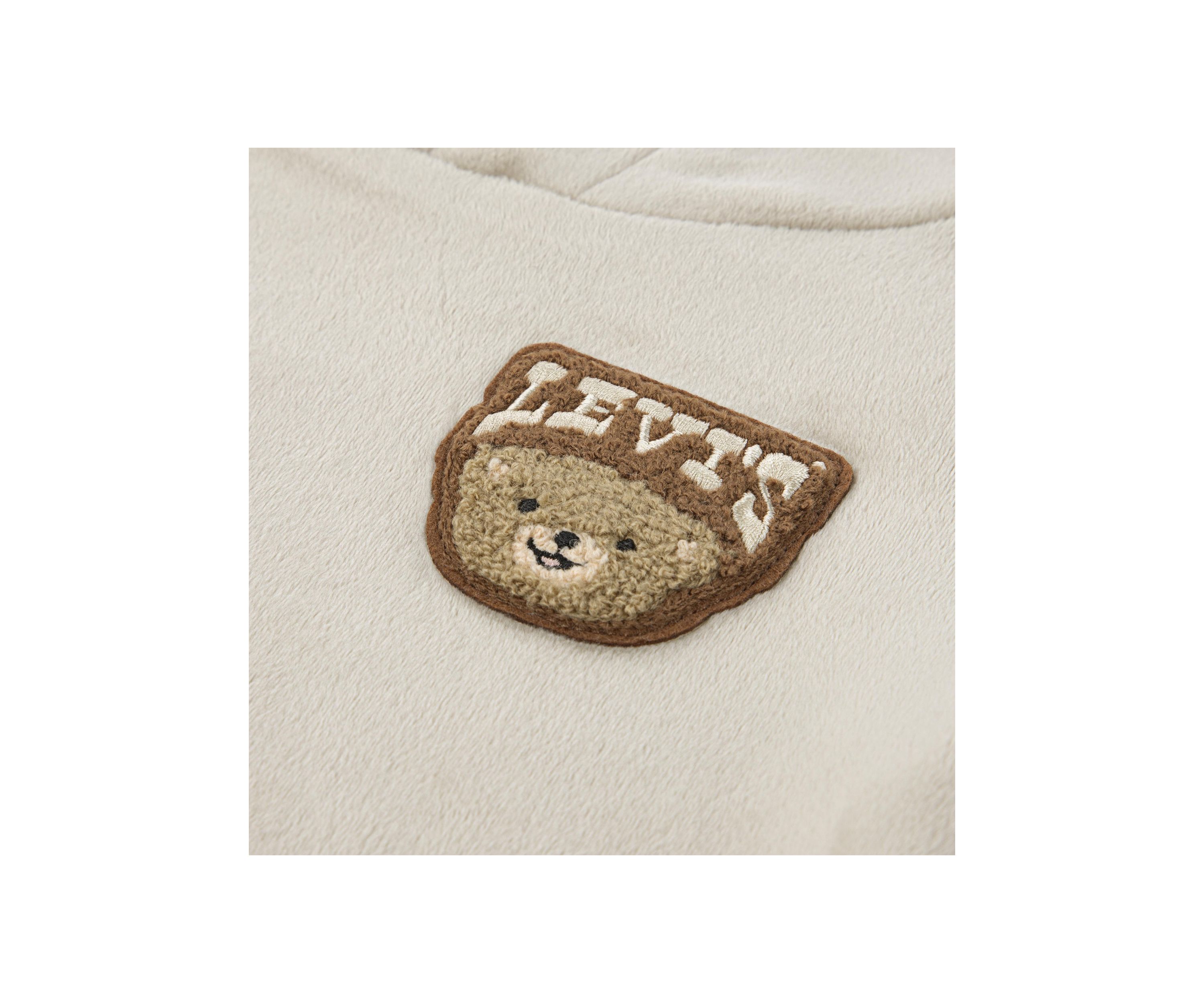 Baby Boys Sherpa Bear Hoodie Set