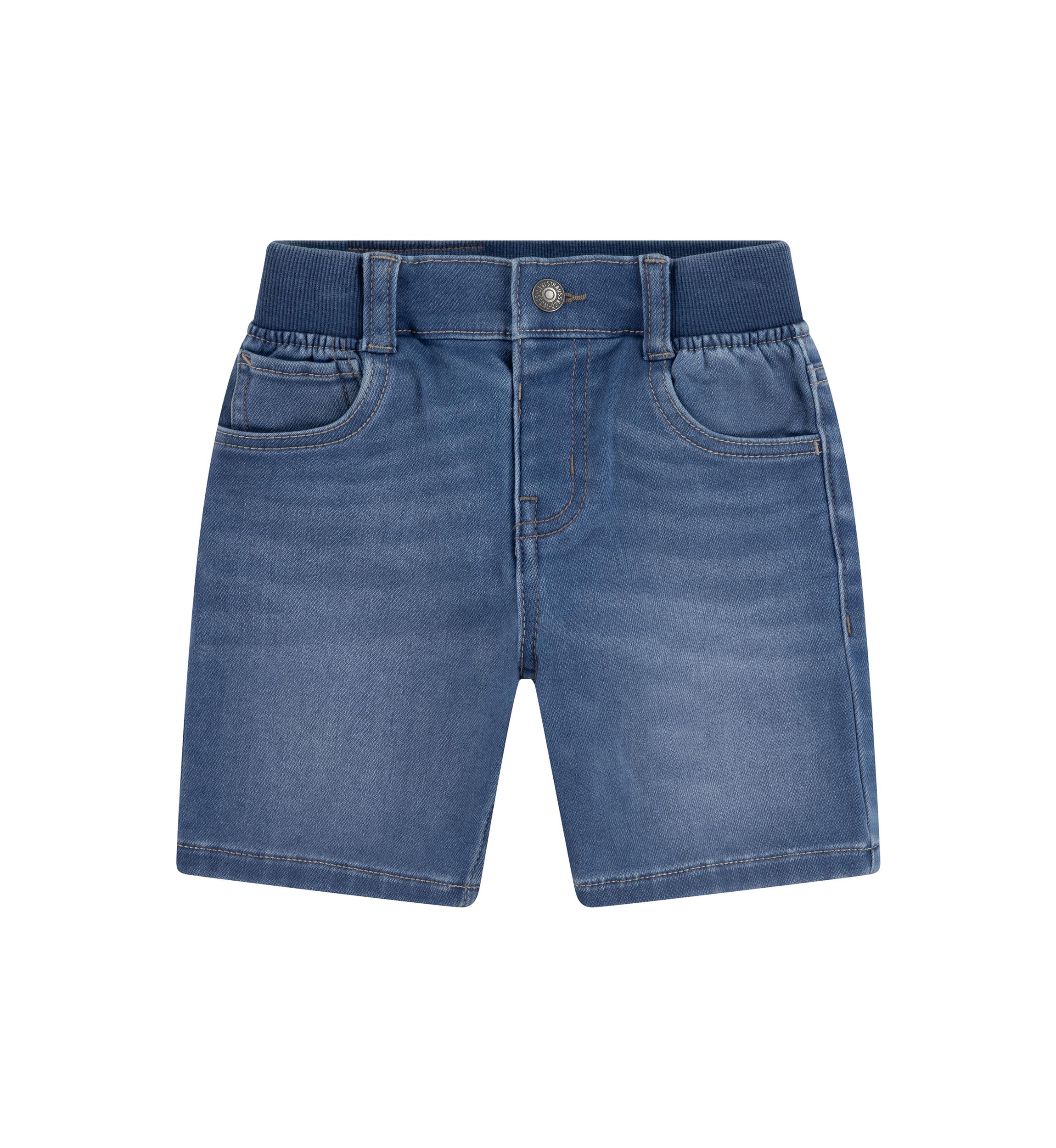 Toddler Girls Knit Denim Shorts