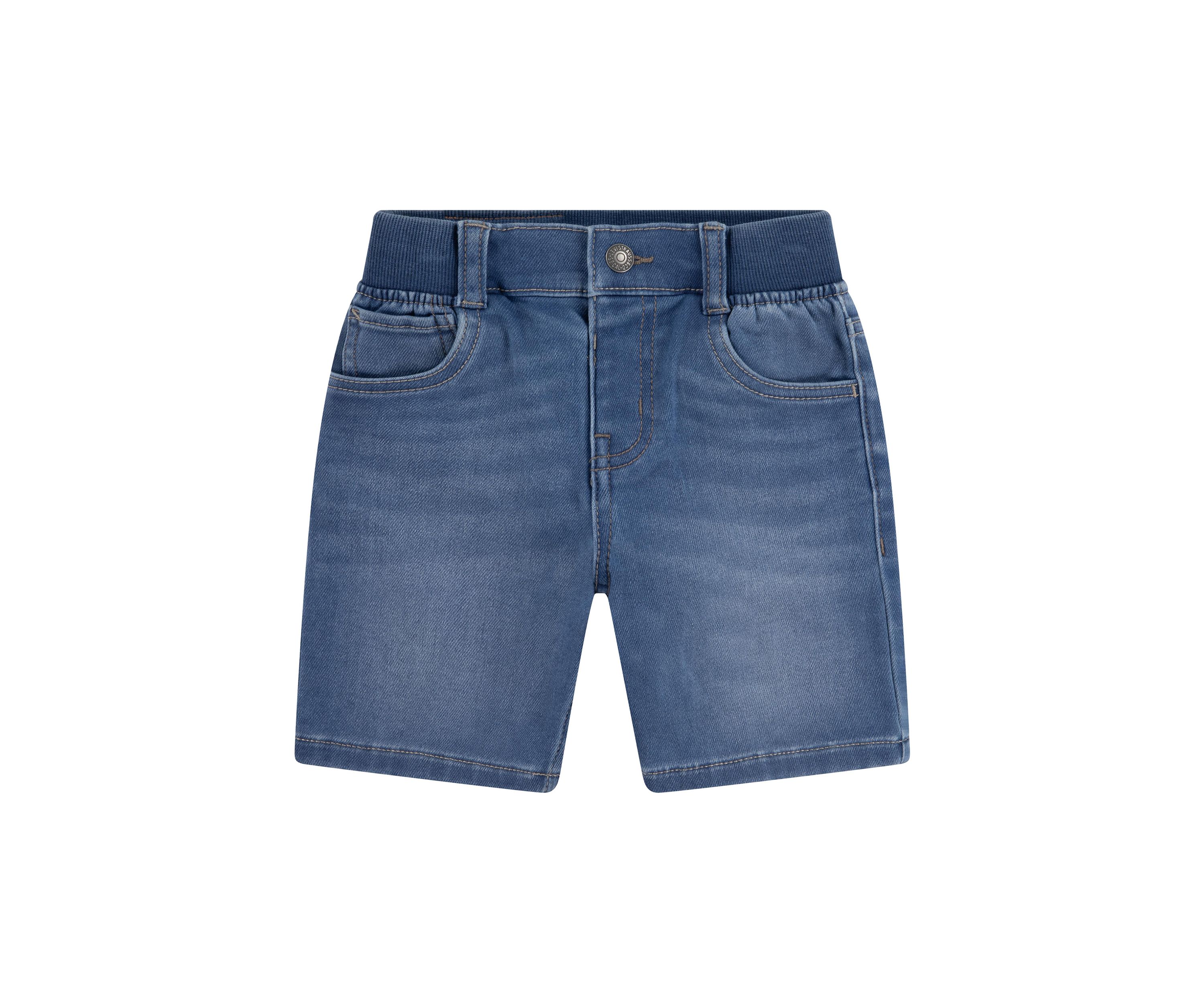 Toddler Girls Knit Denim Shorts