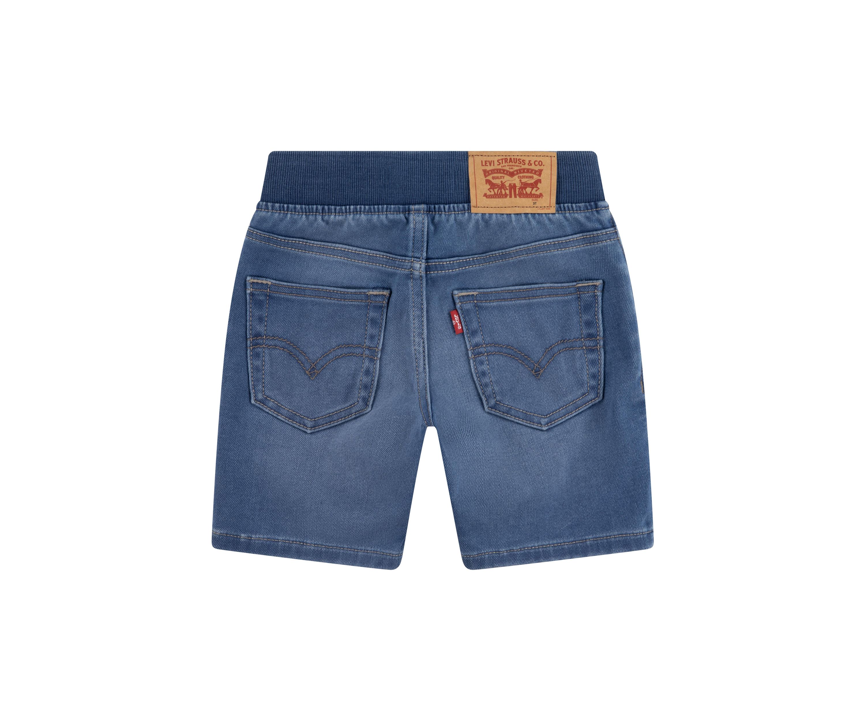 Toddler Girls Knit Denim Shorts