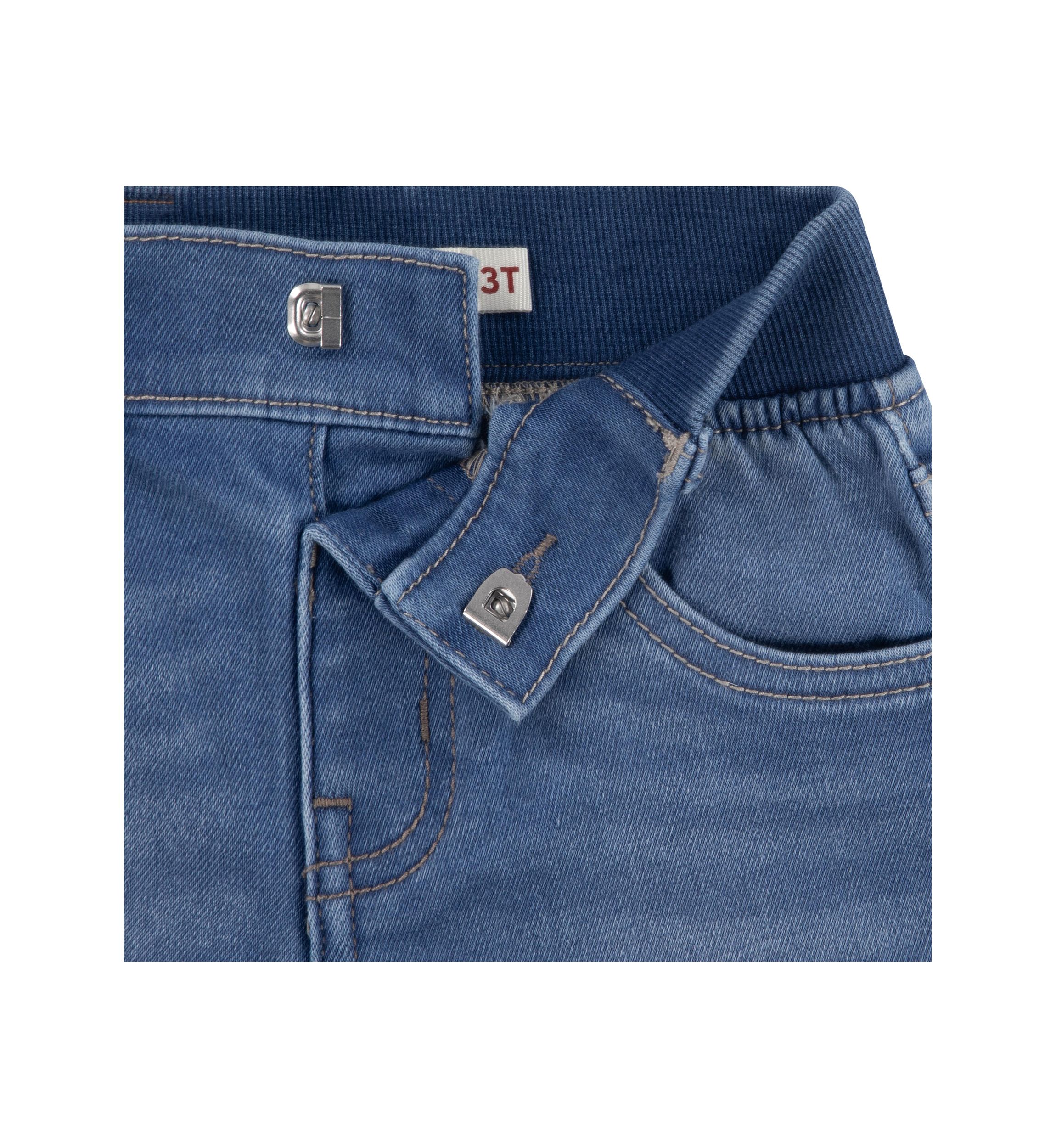 Toddler Girls Knit Denim Shorts