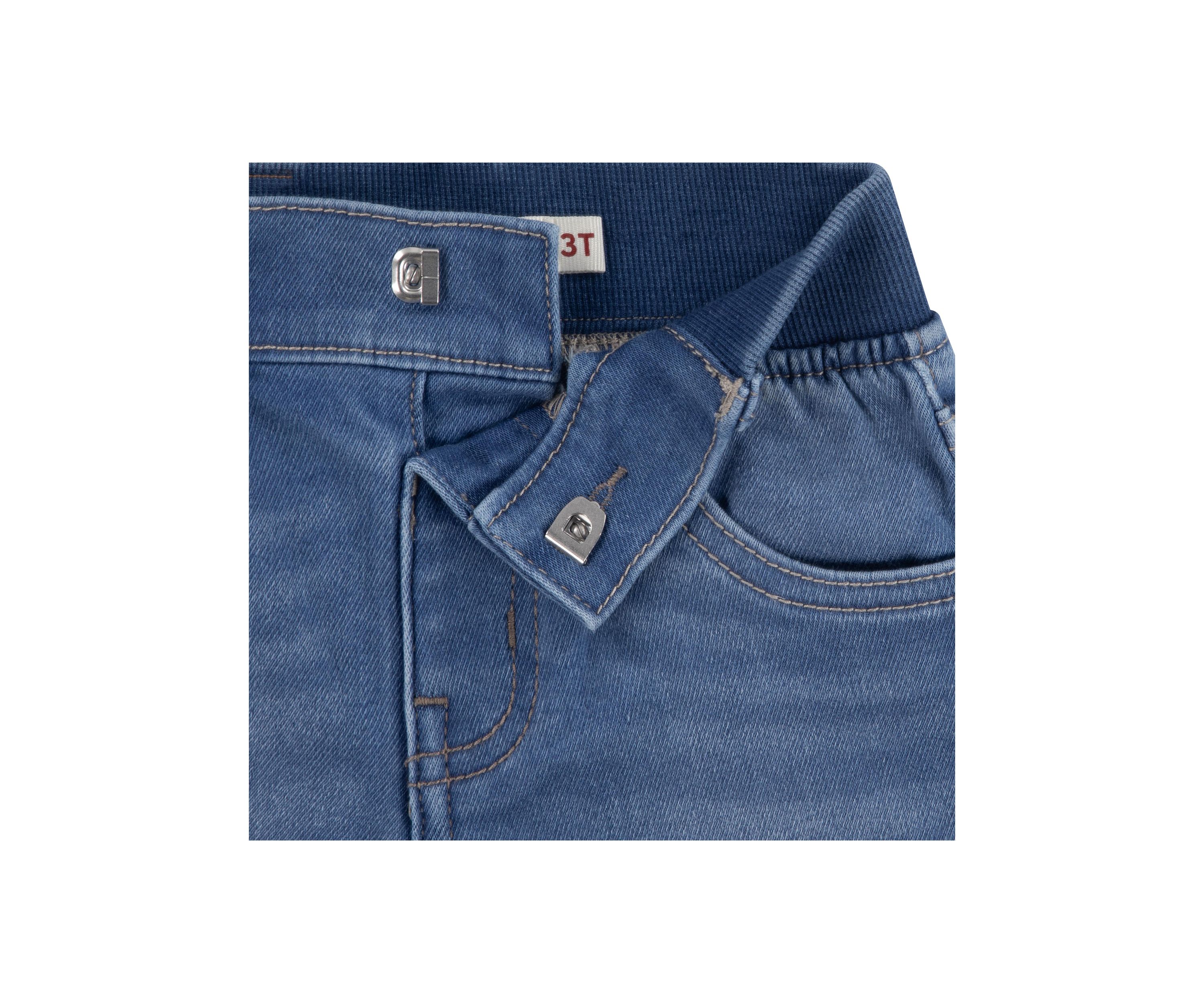 Toddler Girls Knit Denim Shorts
