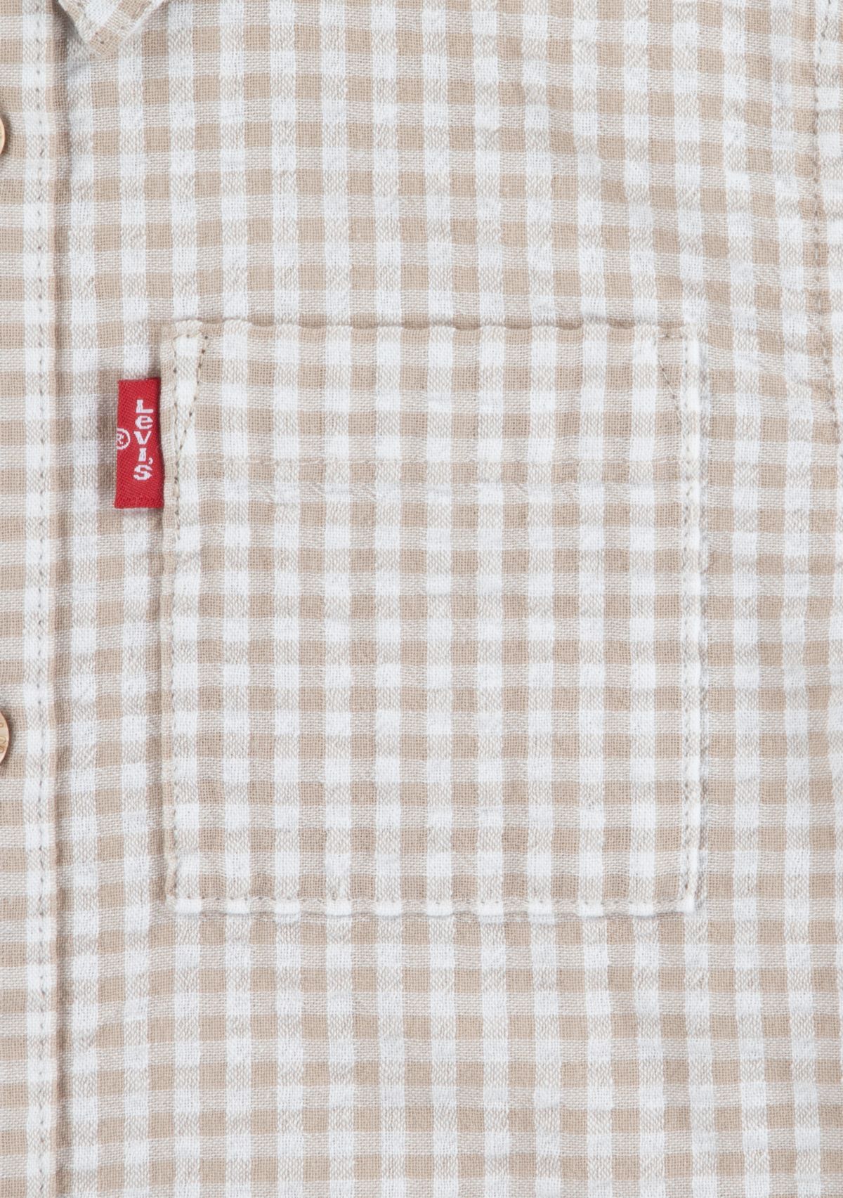 Toddler Boys Gingham Top and Jogger Pants Set