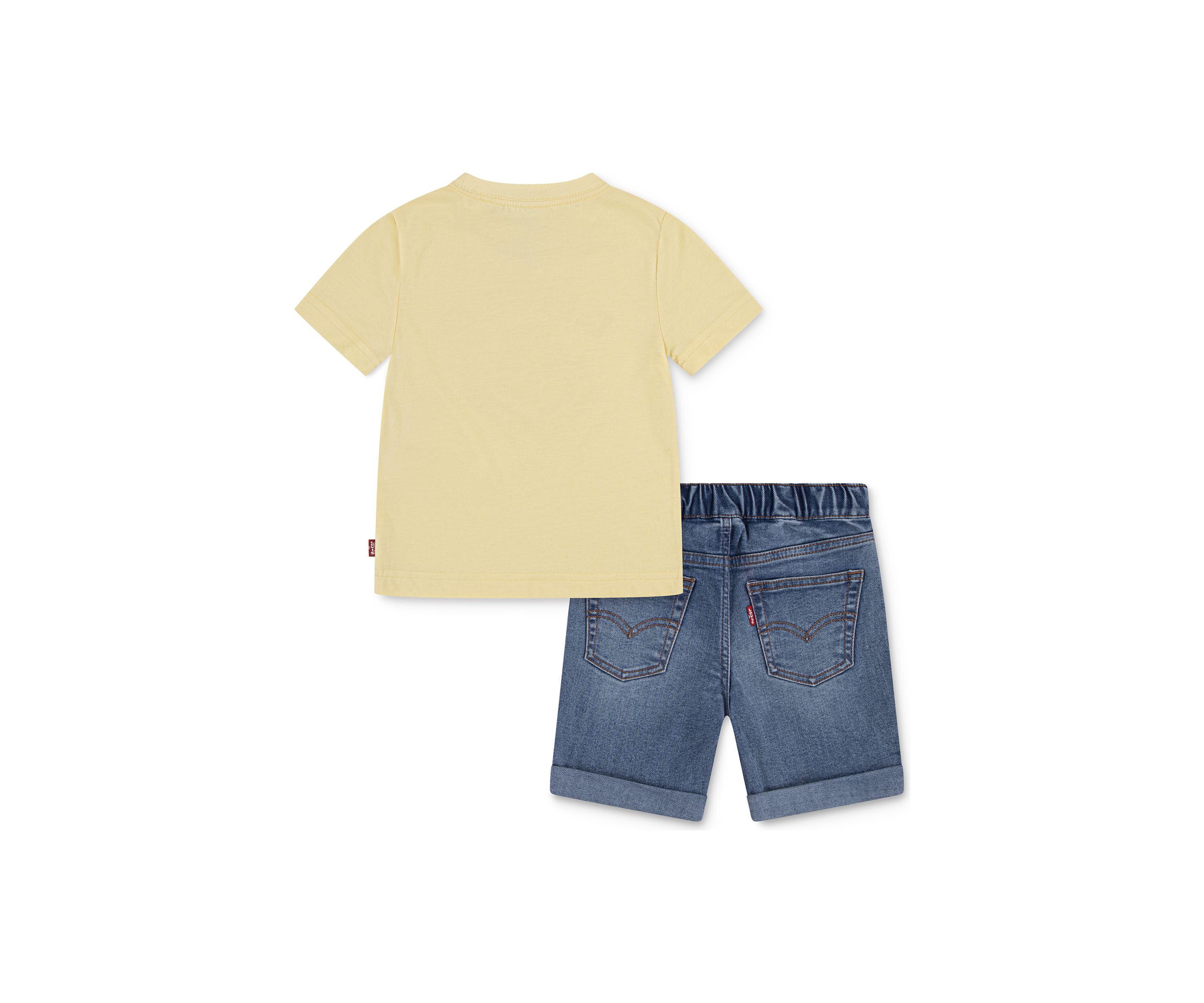 Toddler Boys Four Wheeler Denim Set