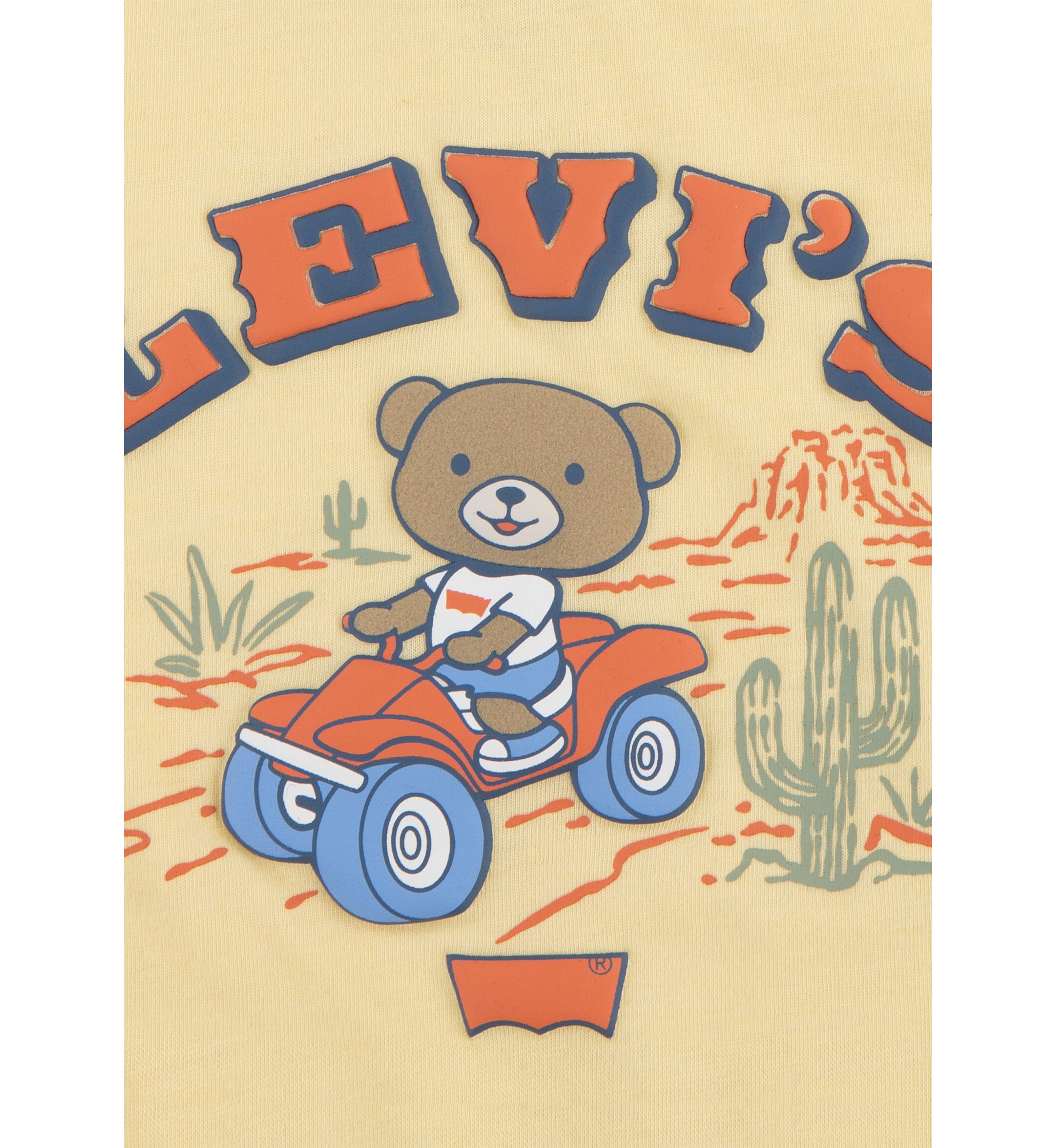 Toddler Boys Four Wheeler Denim Set