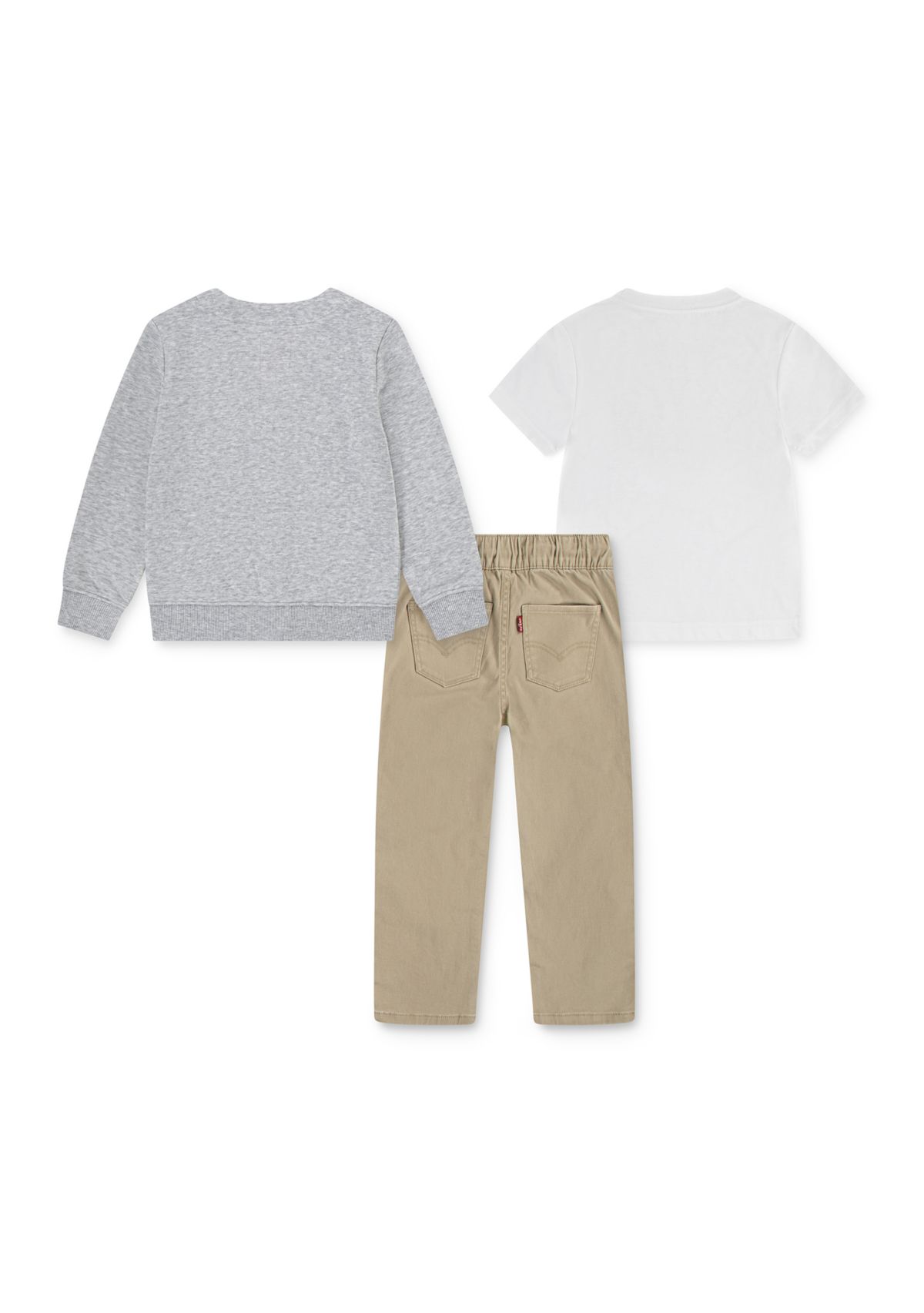 Toddler Boys Three Piece Cardigan and Pants Set