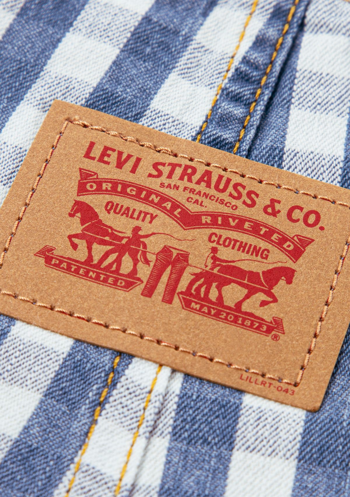 Toddler Boys Gingham Denim Overalls
