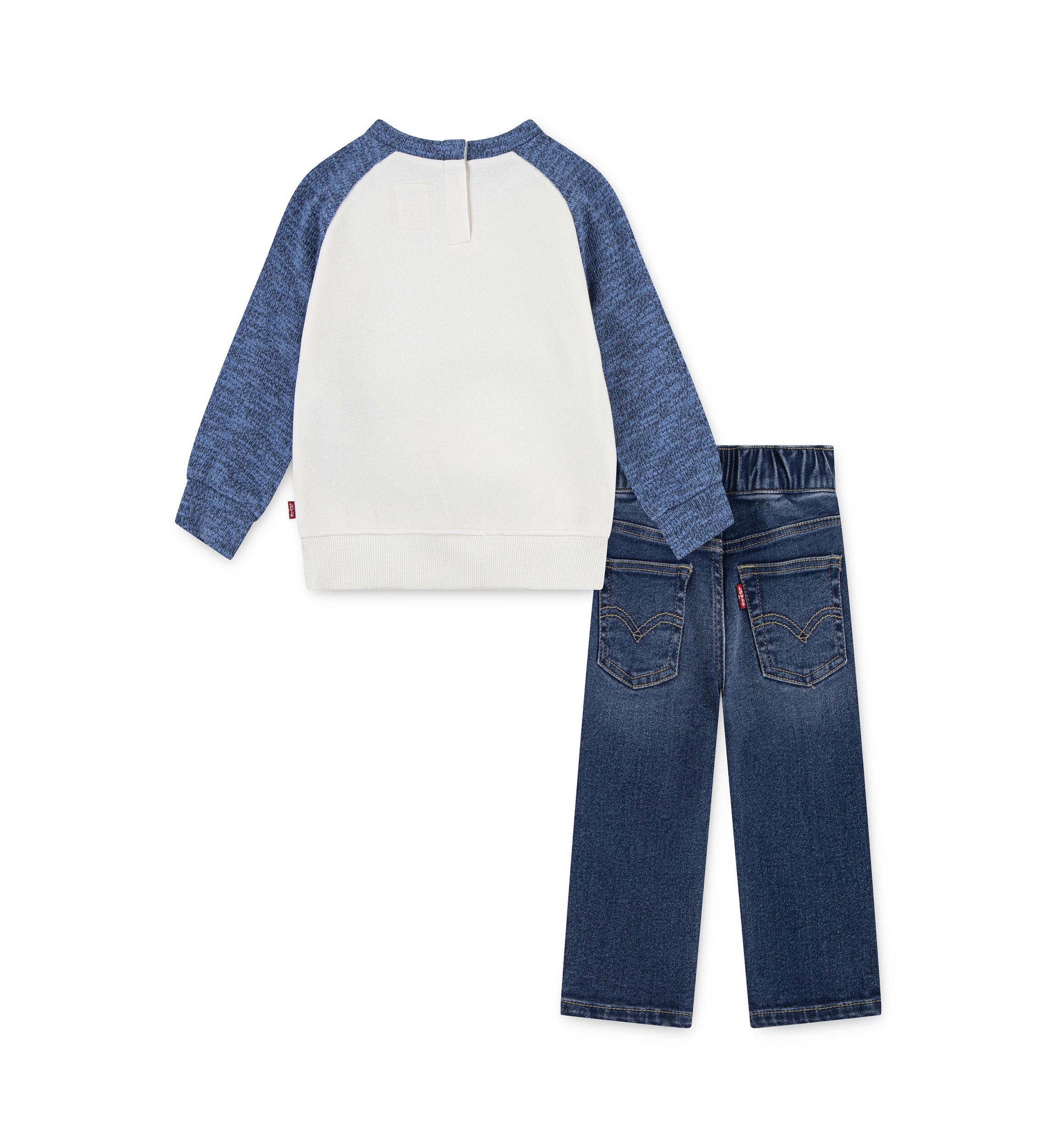 Toddler Boys Moto Denim Set 