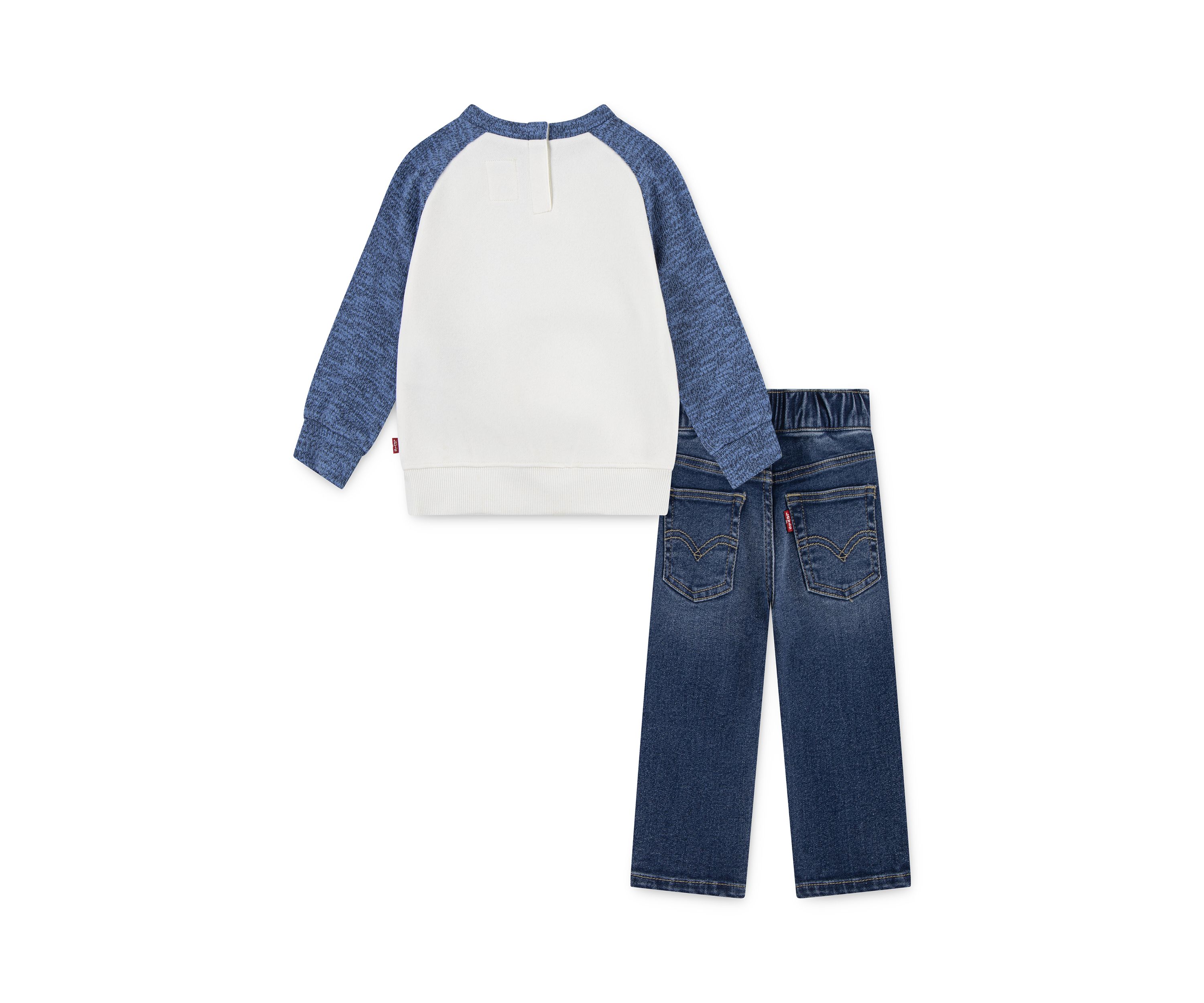 Toddler Boys Moto Denim Set 