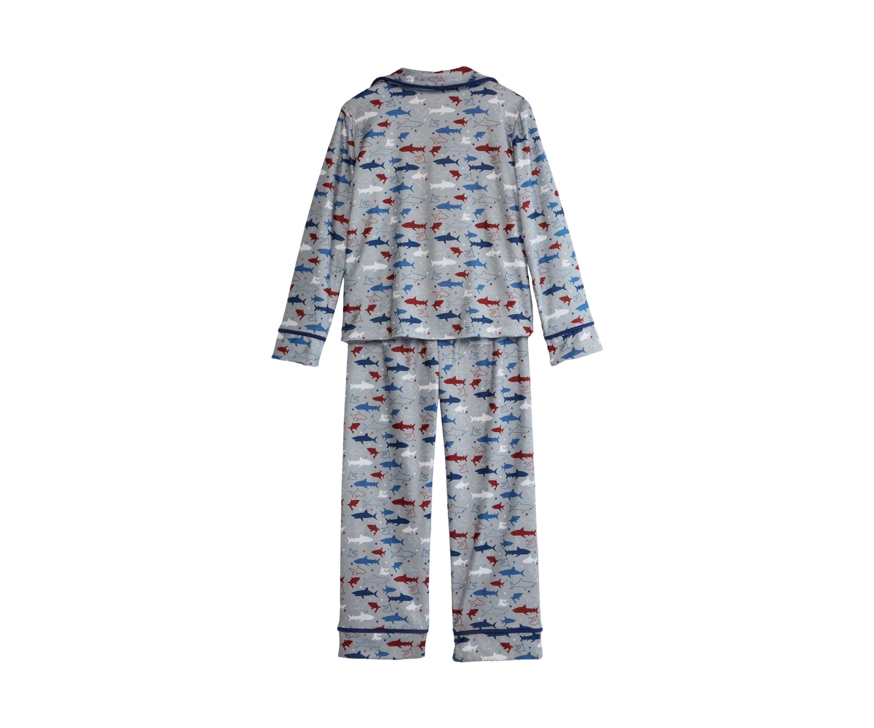 Boys 4-7 Shark Pajama Pant and Top Set