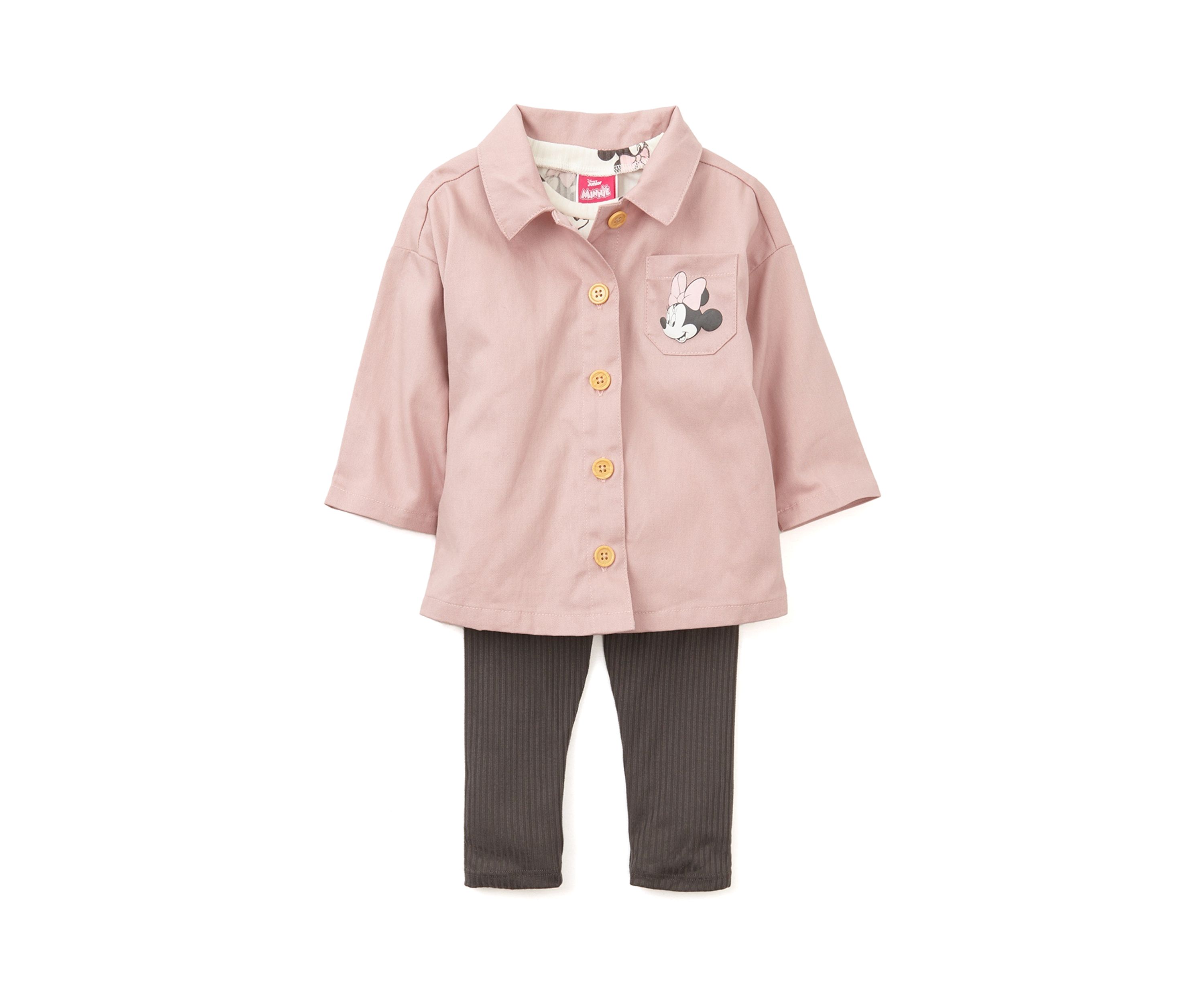 Baby Girls Three Piece Minnie Mouse Jacket Set