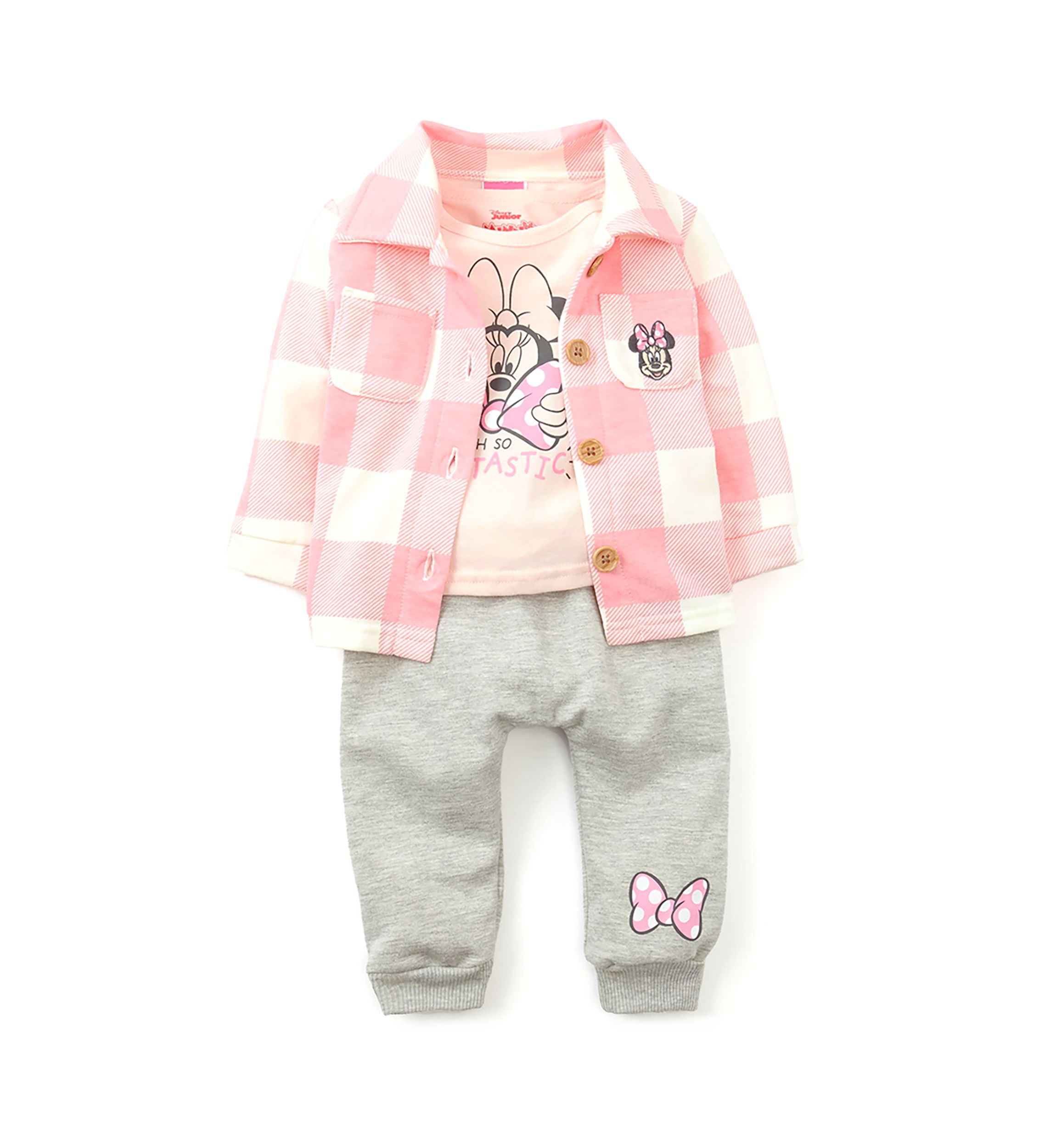 Baby Girls Minnie Mouse Jacket Set