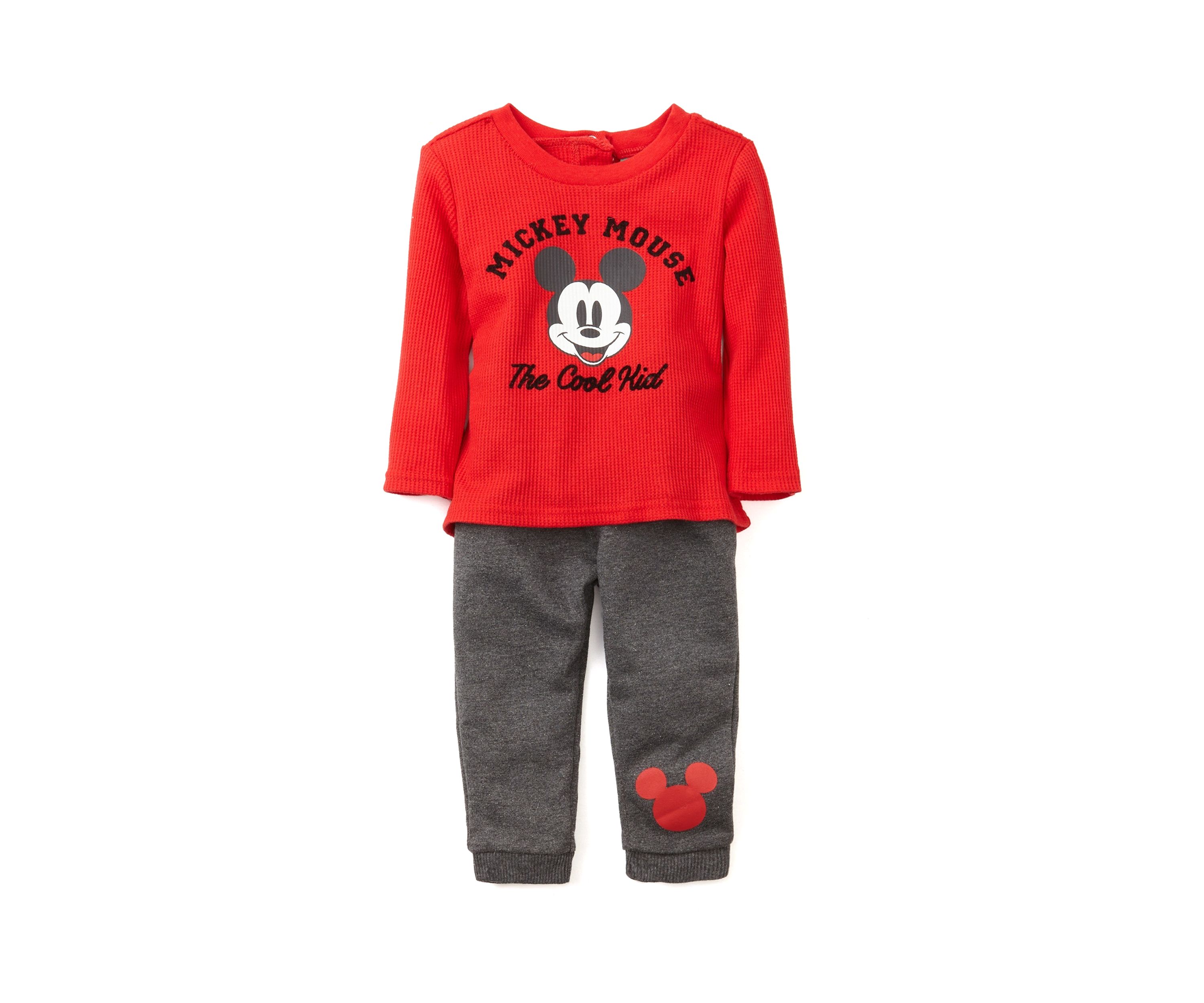 Baby Boys 3 Piece Mickey Mouse Vest Set