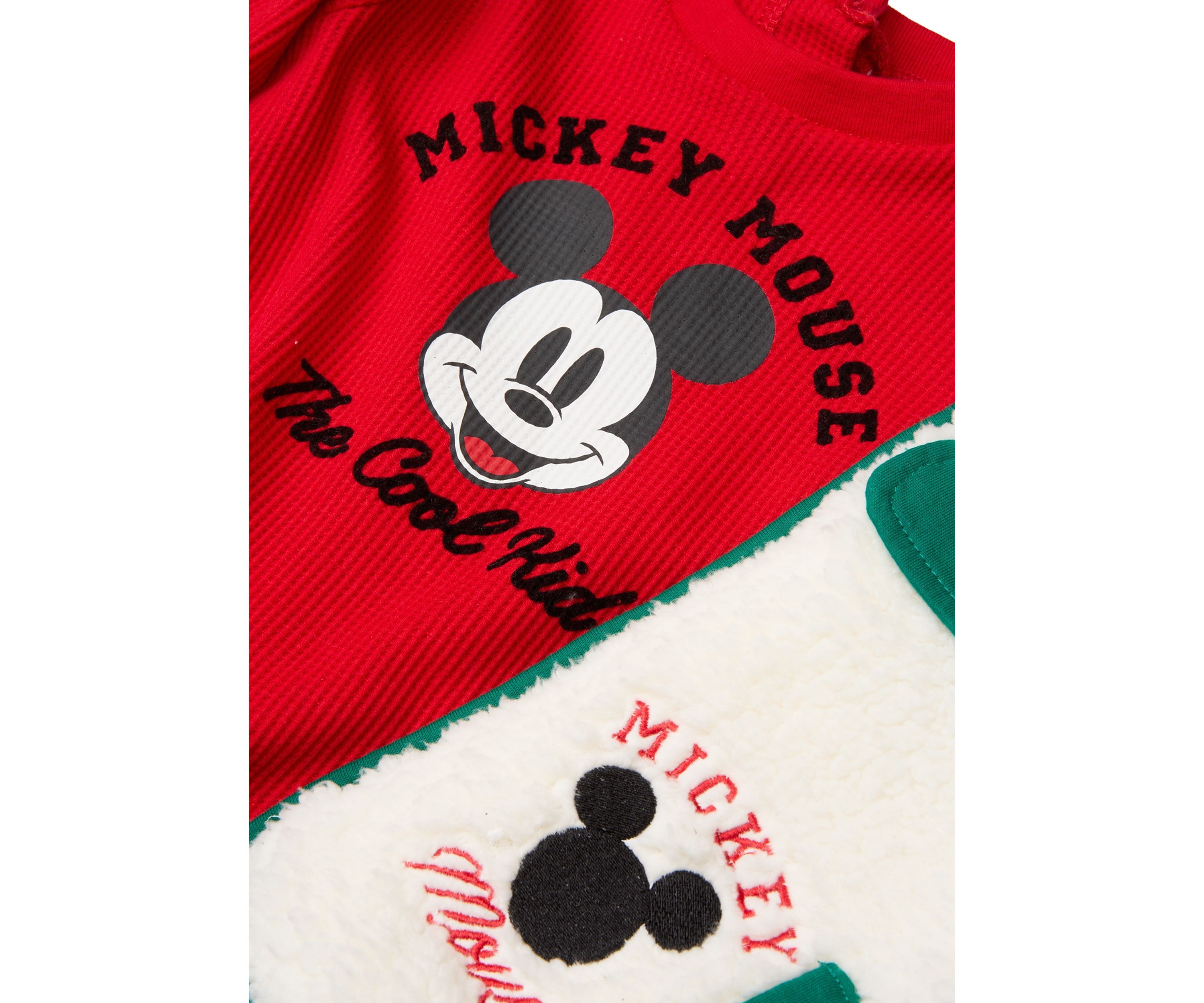 Baby Boys 3 Piece Mickey Mouse Vest Set