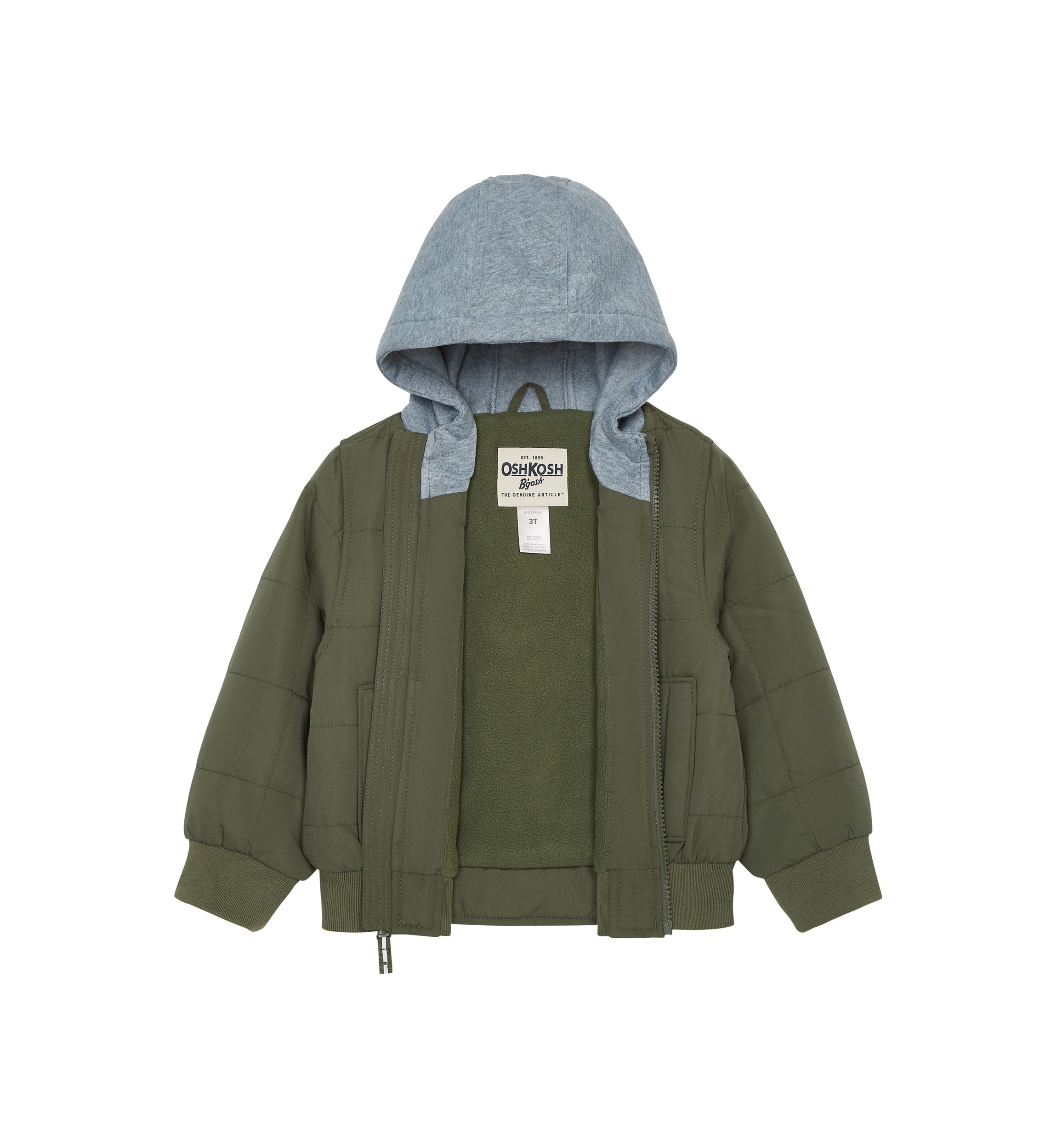 Toddler Boys Hooded Jacket