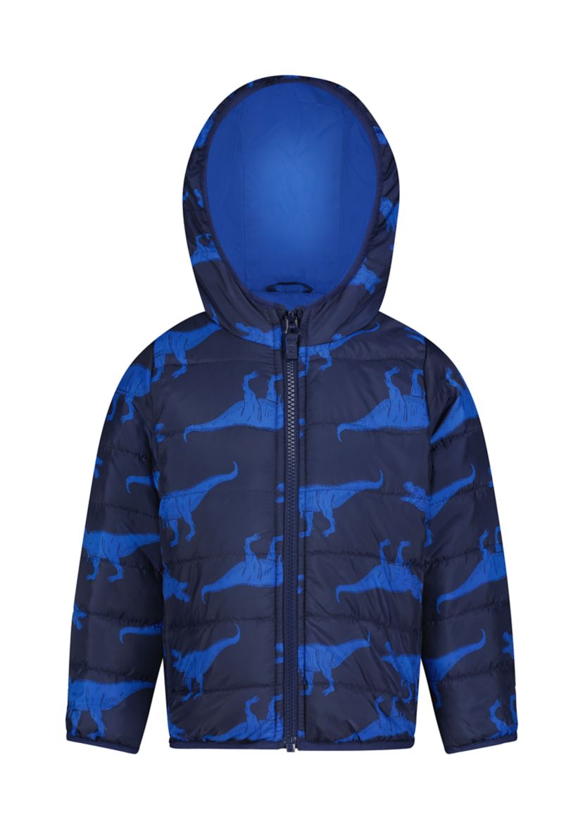 Carters® Dino Print Packable Puffer Jacket
