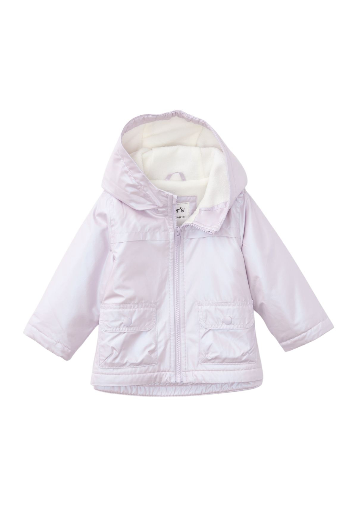 Baby Girls Iridescent Midweight Jacket