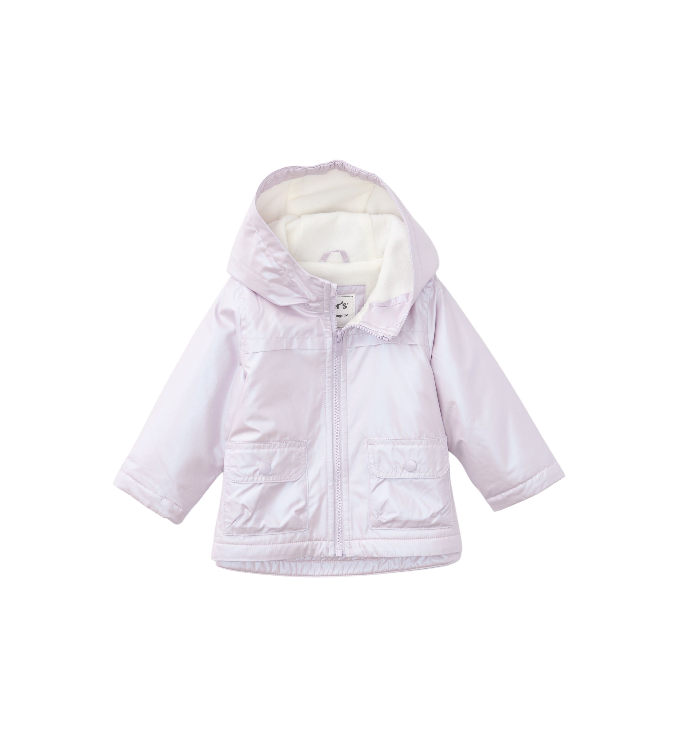 Baby Girls Iridescent Midweight Jacket