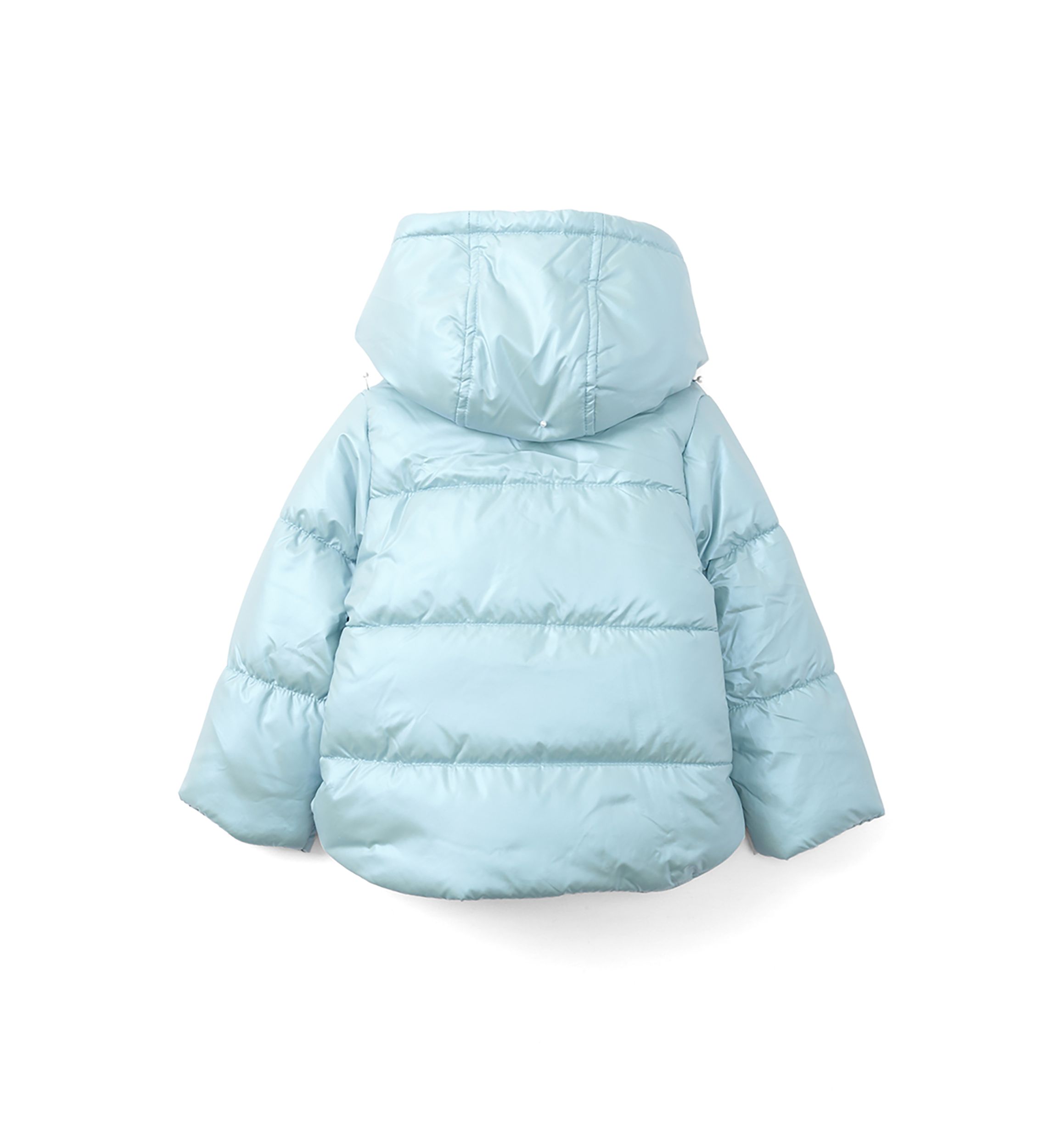 Toddler Girls Iridescent Puffer Jacket