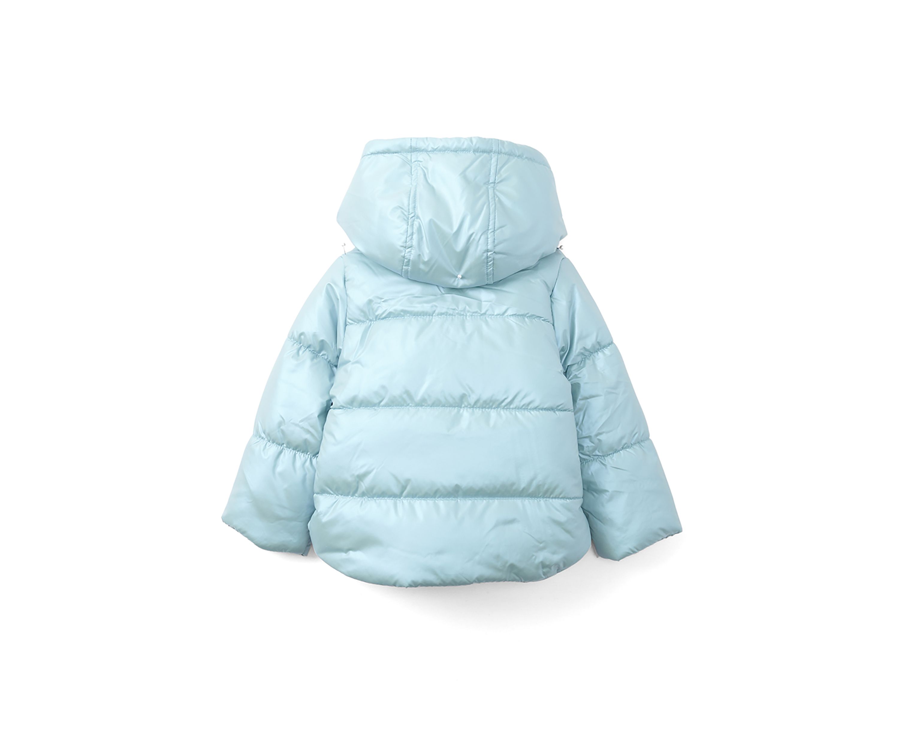 Toddler Girls Iridescent Puffer Jacket